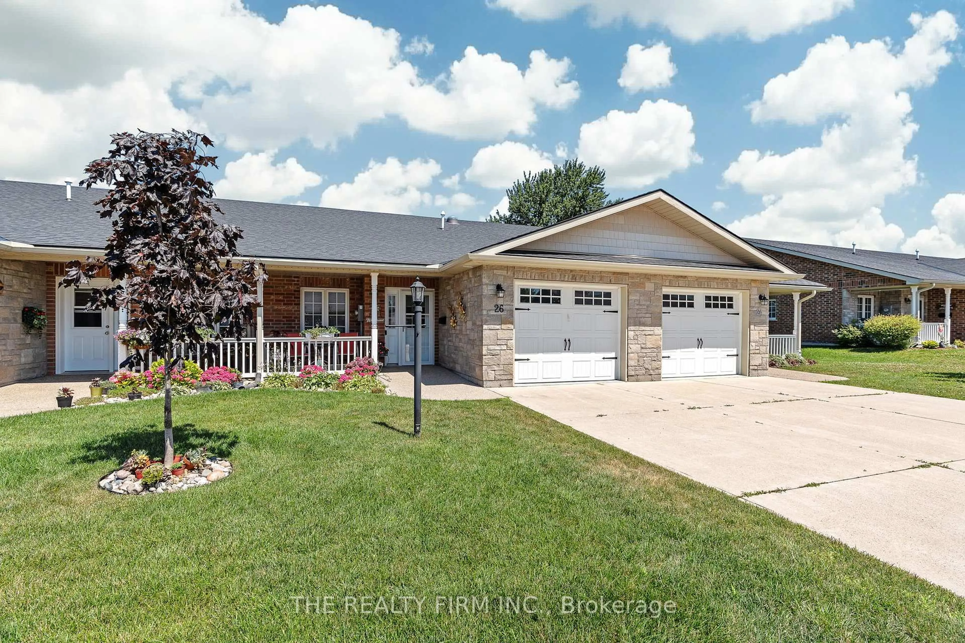 Home with brick exterior material, street for 26 Devon Dr, South Huron Ontario N0M 1S3