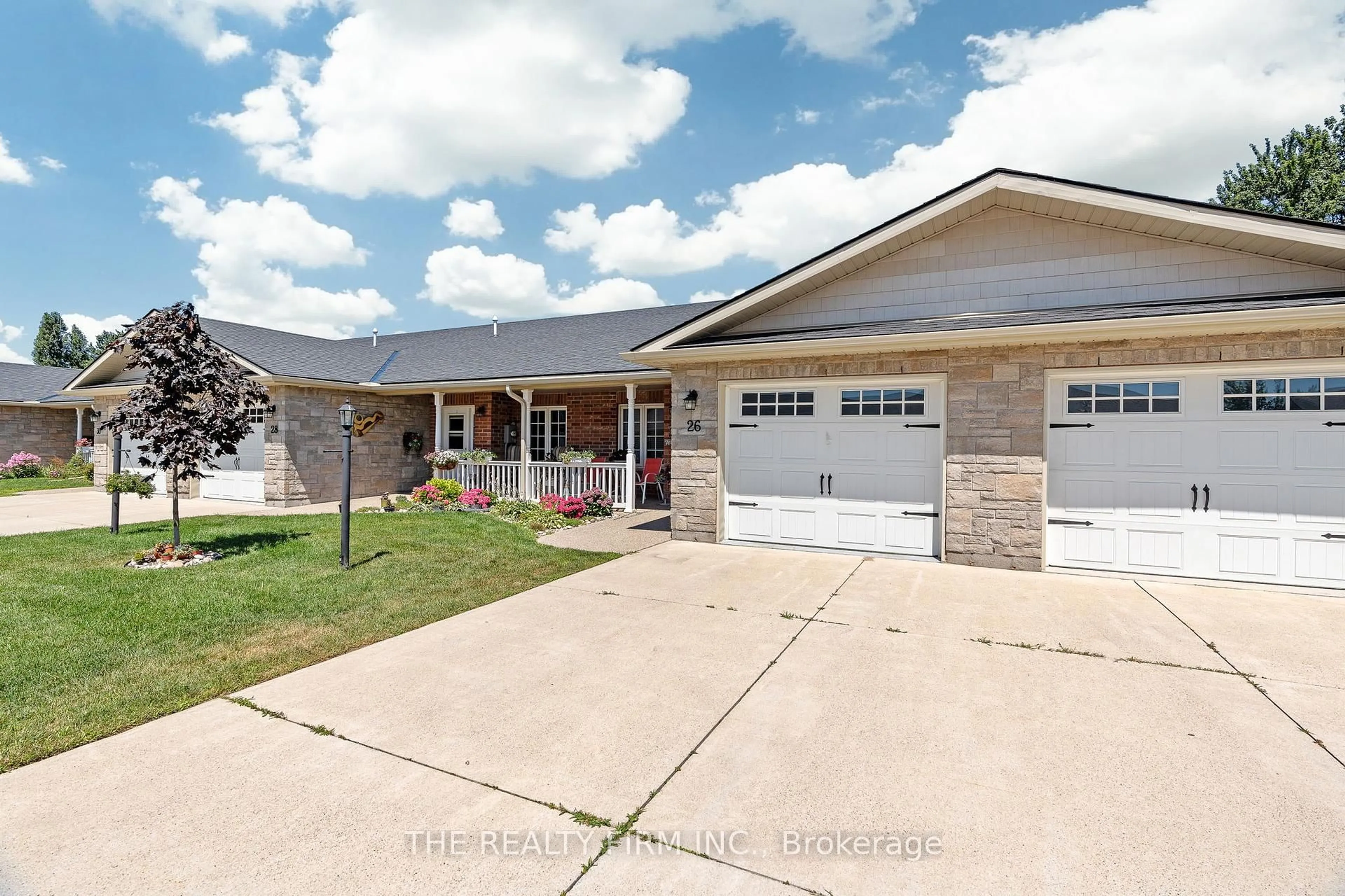 Home with brick exterior material, street for 26 Devon Dr, South Huron Ontario N0M 1S3