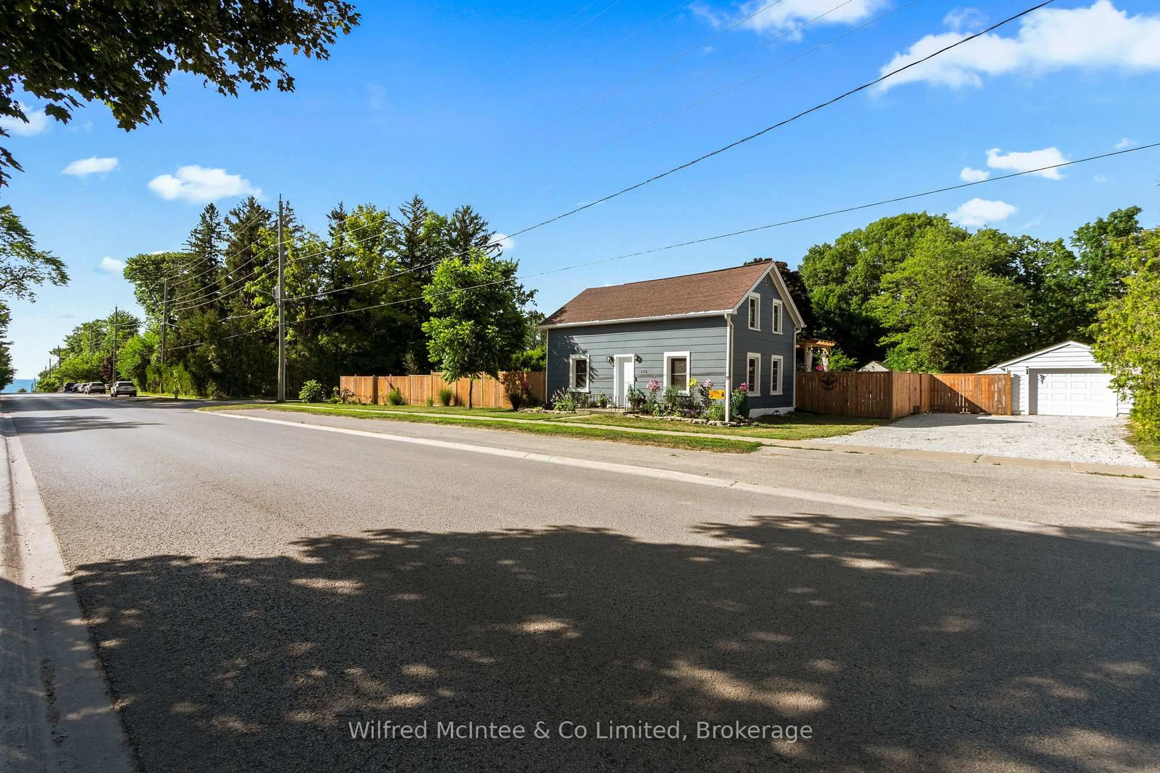 A pic from outside/outdoor area/front of a property/back of a property/a pic from drone, street for 339 Green St, Saugeen Shores Ontario N0H 2C0
