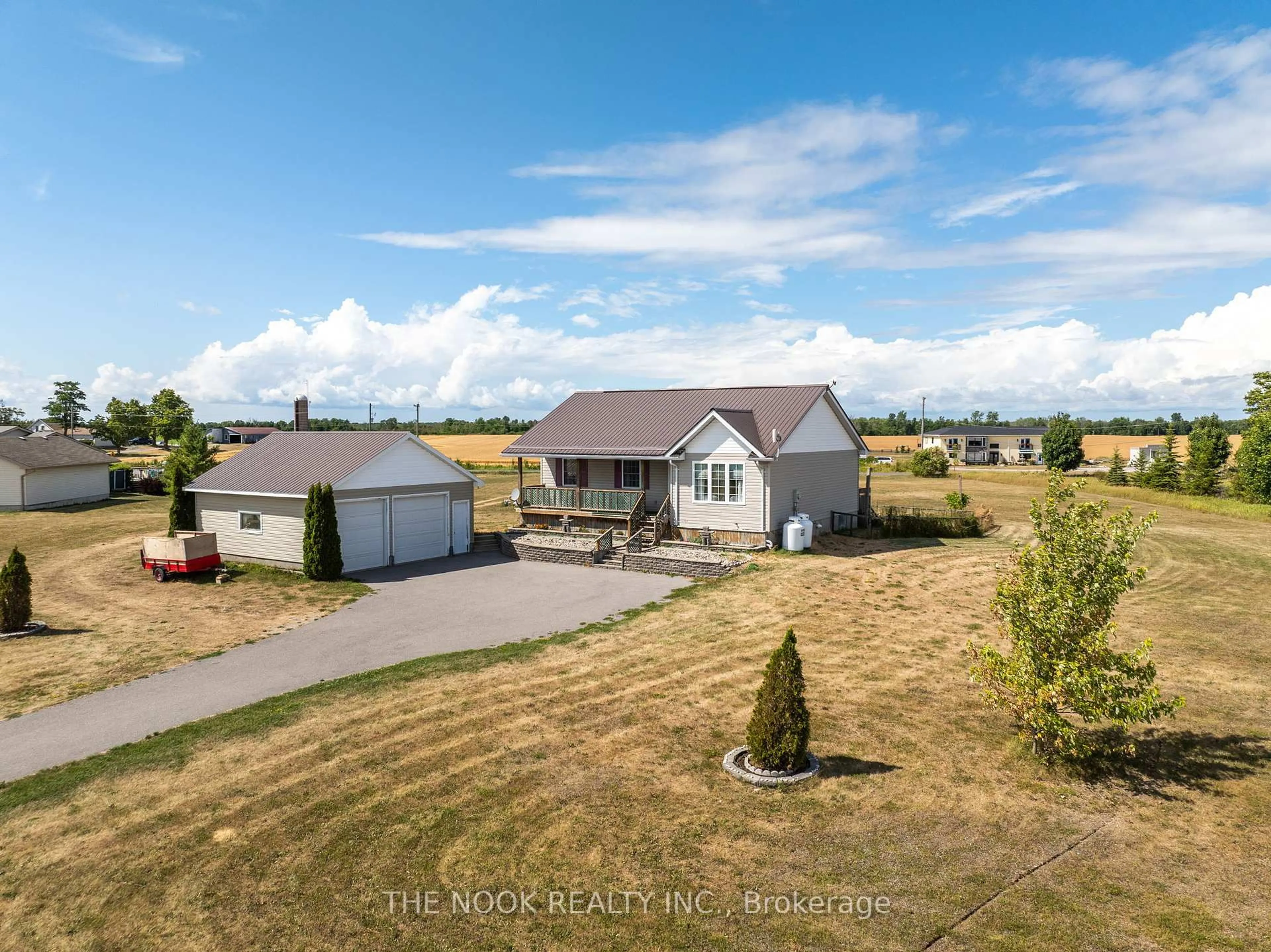 A pic from outside/outdoor area/front of a property/back of a property/a pic from drone, unknown for 792 Danforth Rd, Prince Edward County Ontario K0K 2J0
