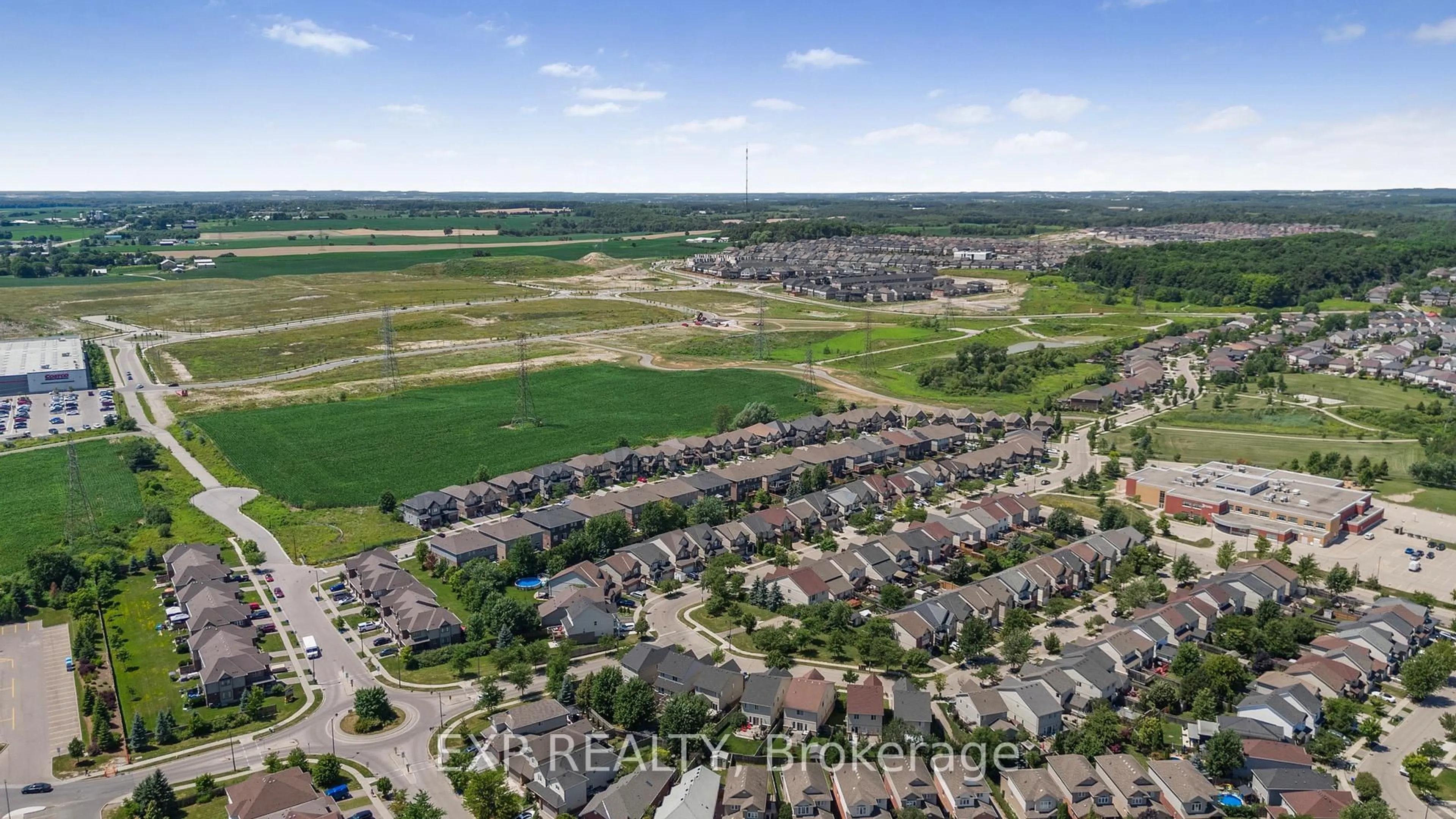 A pic from outside/outdoor area/front of a property/back of a property/a pic from drone, unknown for 620 Montpellier Dr, Waterloo Ontario N2T 0B2