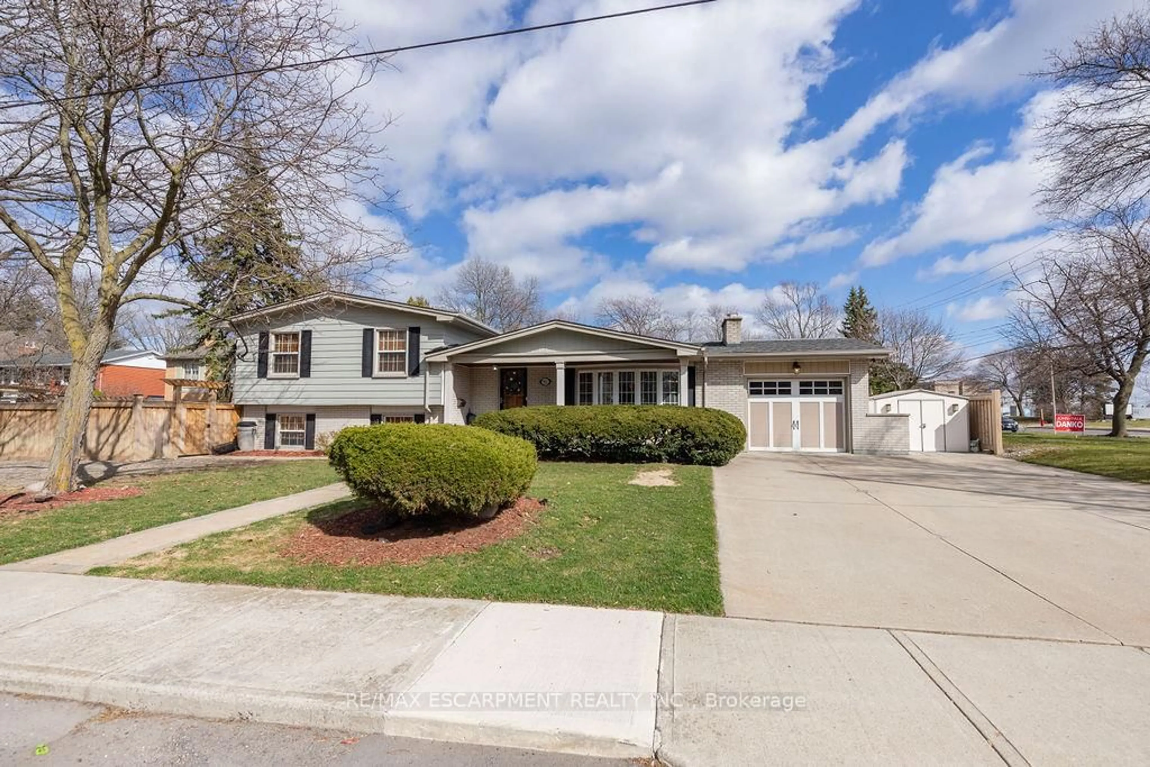 Home with vinyl exterior material, street for 92 Auchmar Rd, Hamilton Ontario L9C 1C5