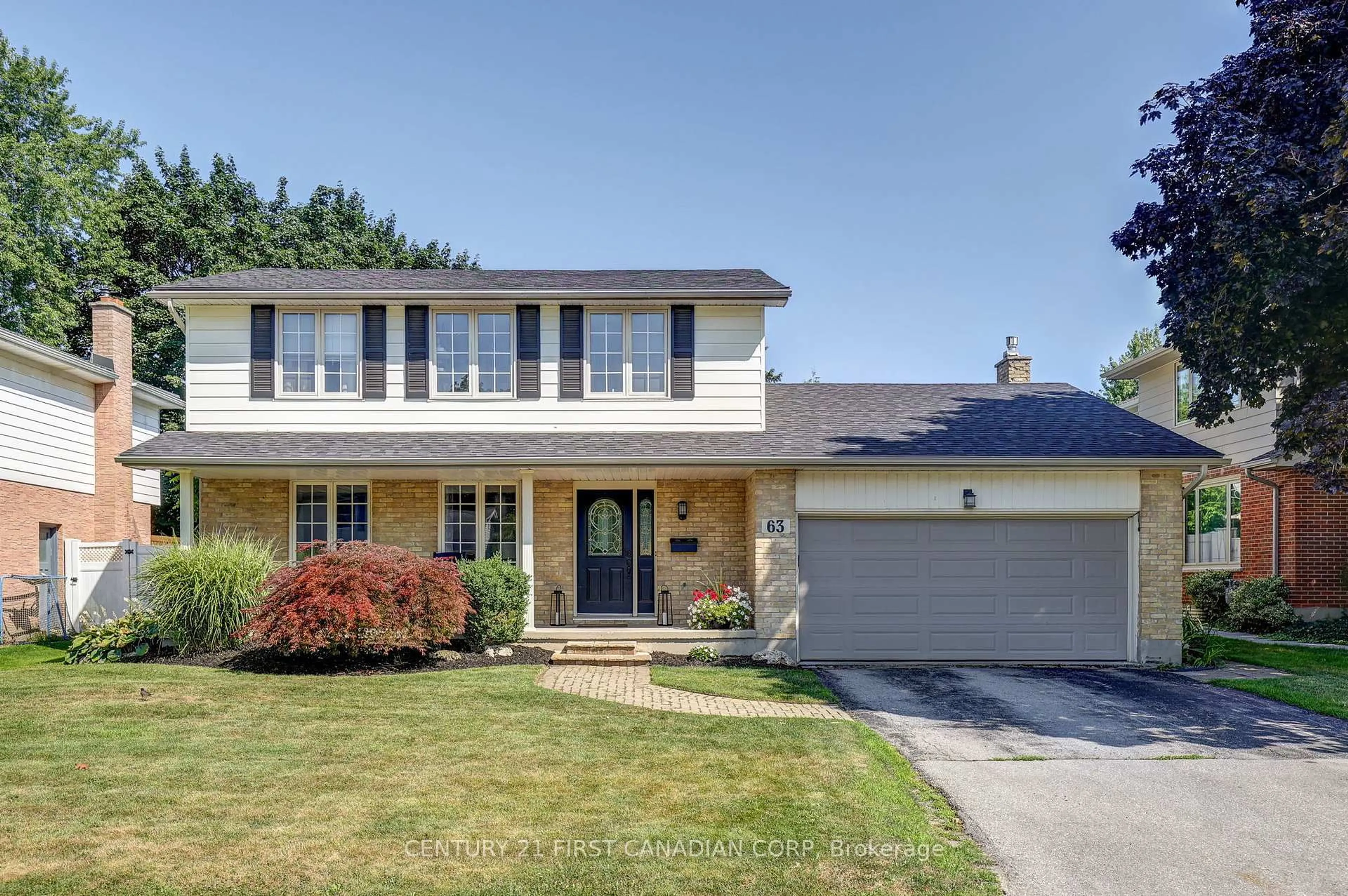Home with vinyl exterior material, street for 63 Spencer Cres, London North Ontario N5X 2K7