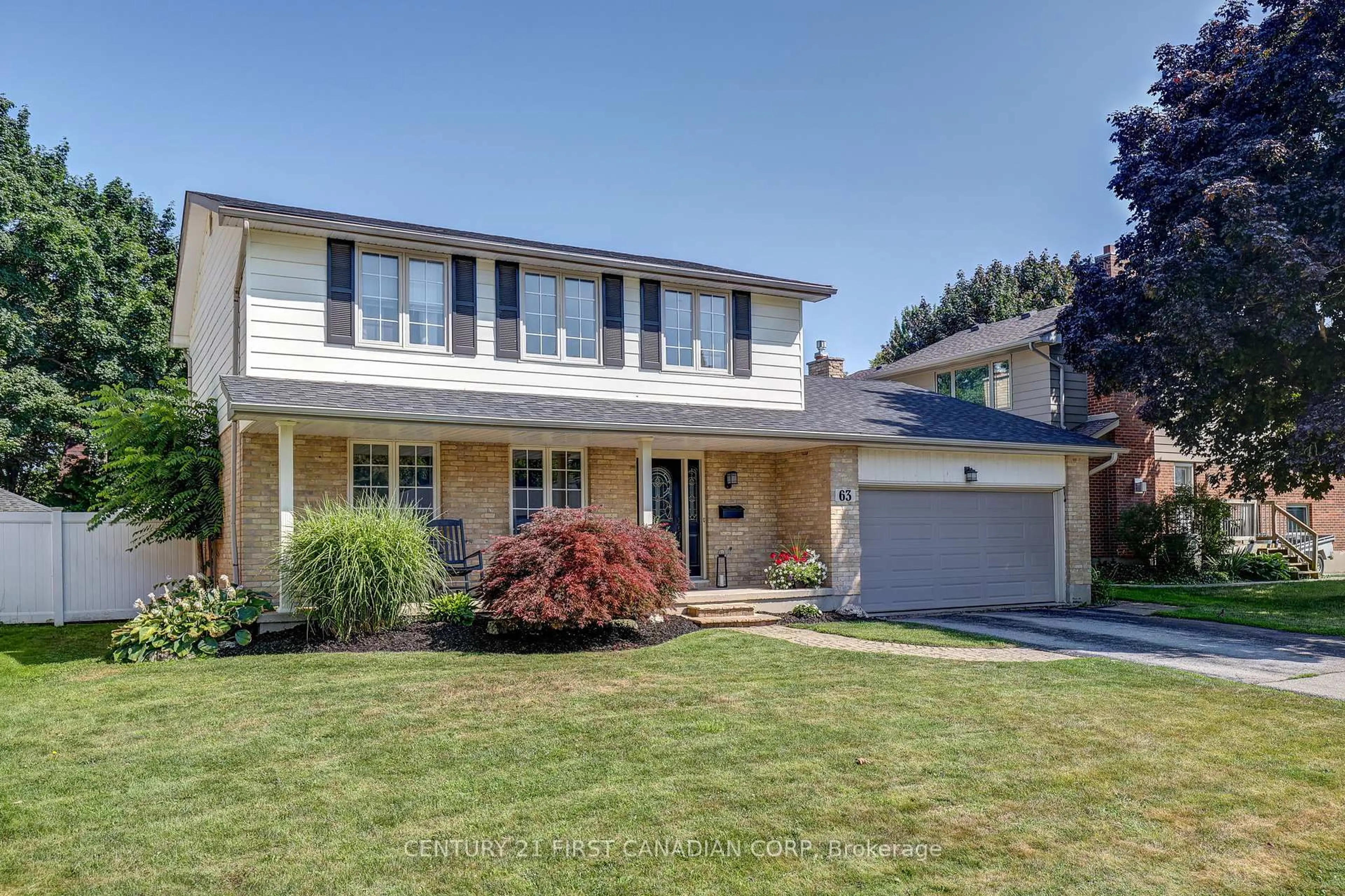 Home with vinyl exterior material, street for 63 Spencer Cres, London North Ontario N5X 2K7