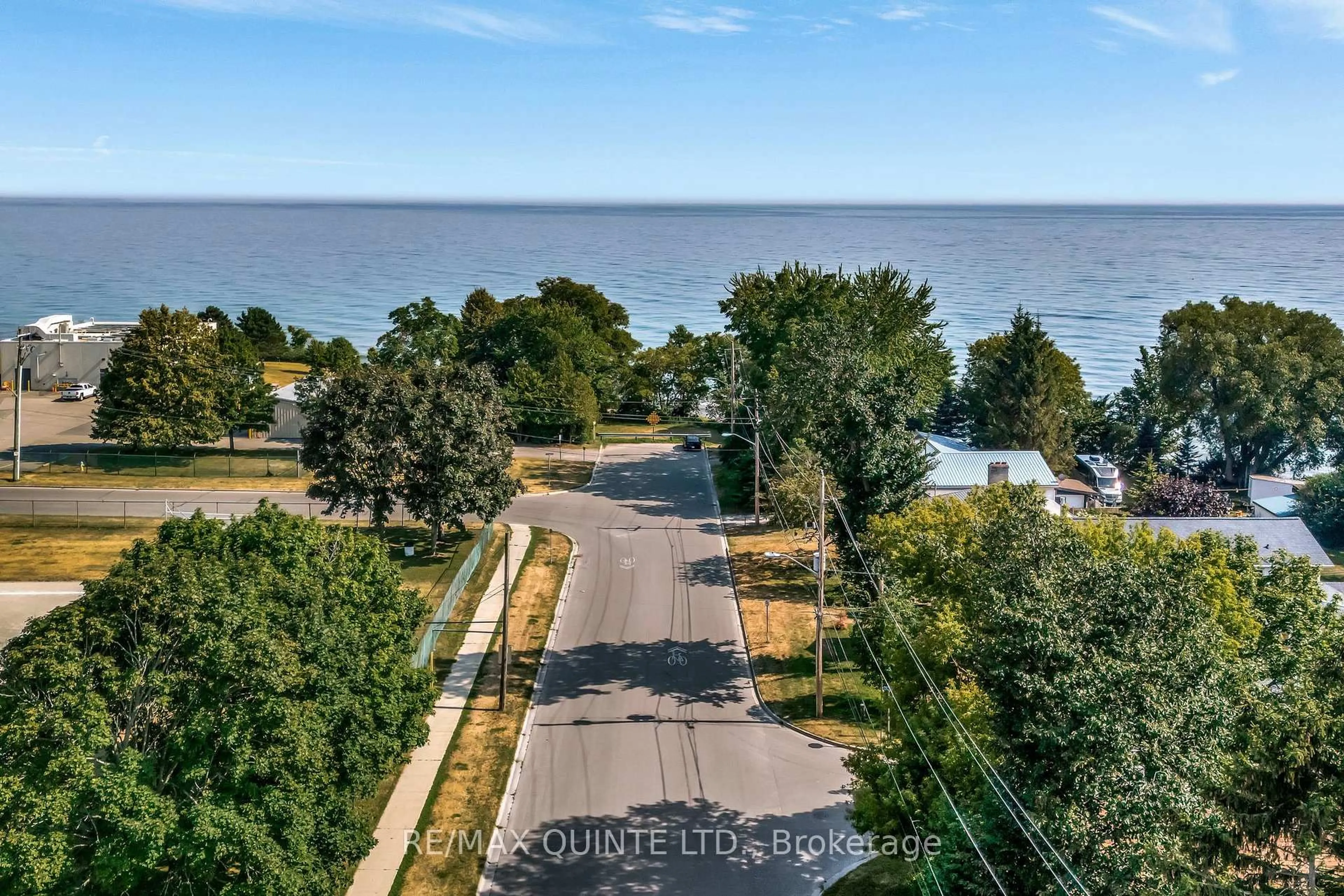 A pic from outside/outdoor area/front of a property/back of a property/a pic from drone, water/lake/river/ocean view for 55 D'arcy St, Cobourg Ontario K9A 3Z6