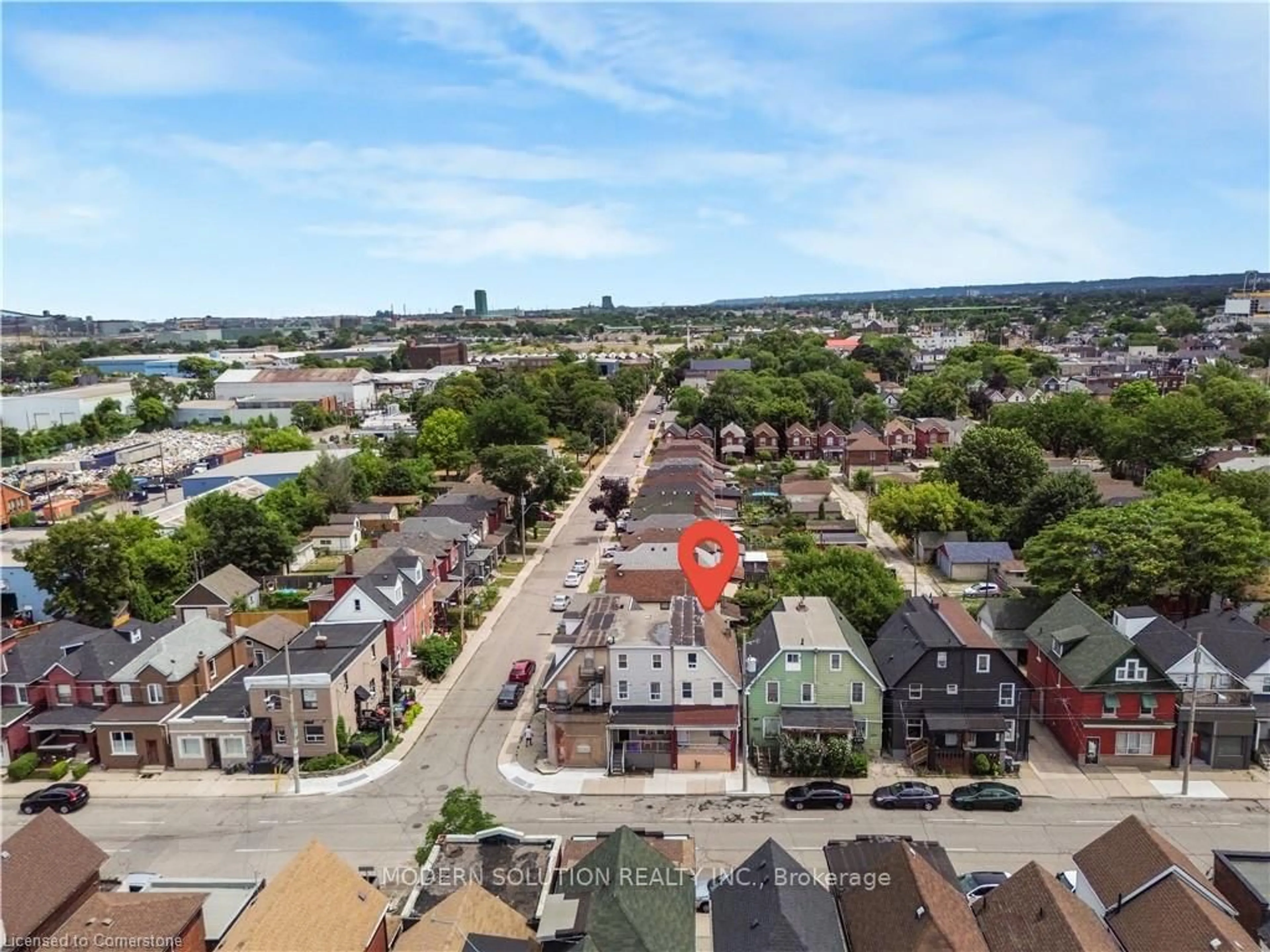 A pic from outside/outdoor area/front of a property/back of a property/a pic from drone, street for 204 Sherman Ave, Hamilton Ontario L8L 6M9