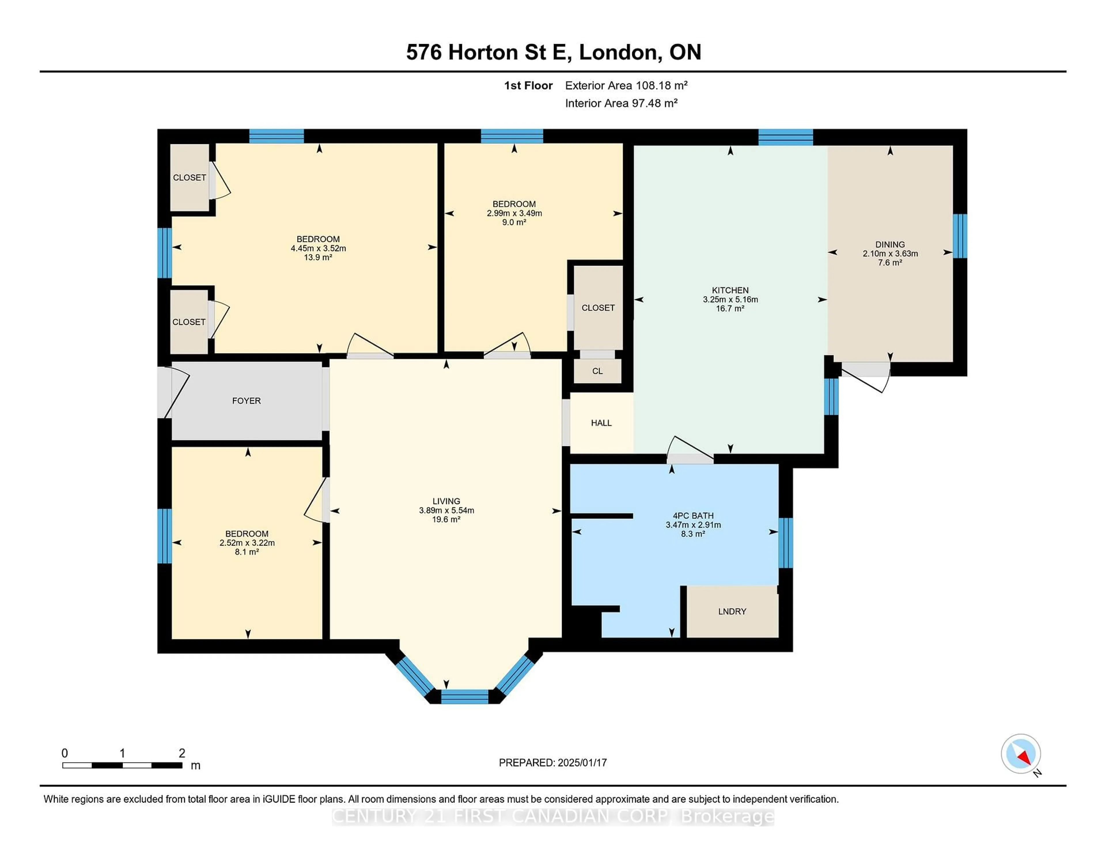 Floor plan for 576 Horton St, London East Ontario N6B 1M7