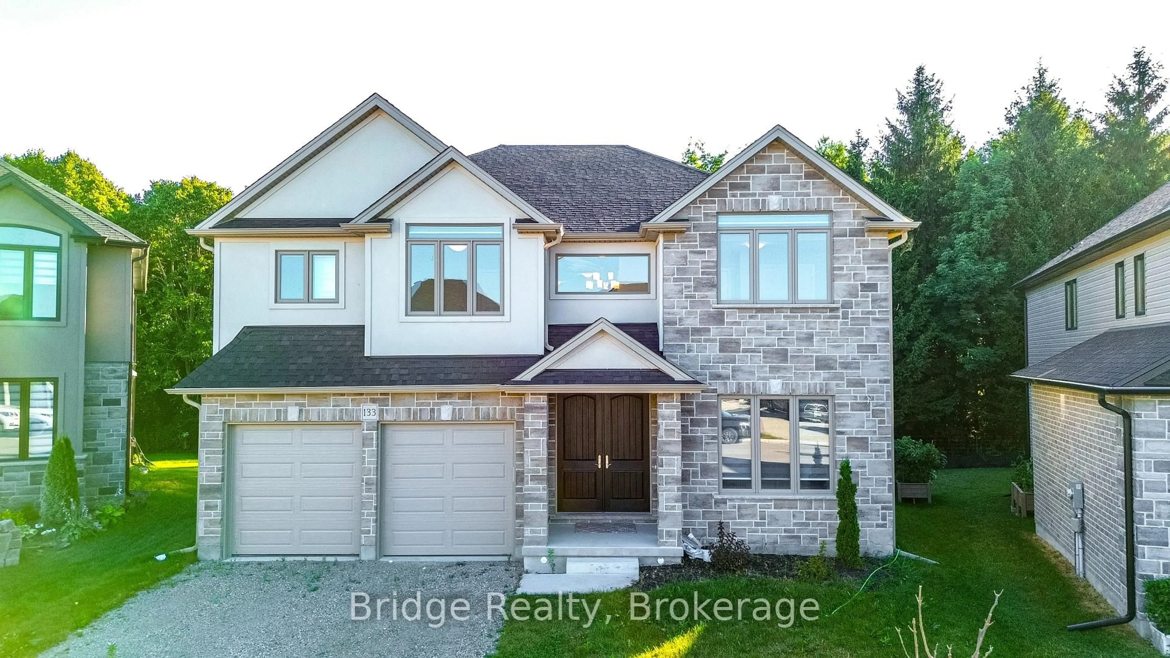 Home with brick exterior material, street for 133 Birdie Crt, Woodstock Ontario N4T 0N3
