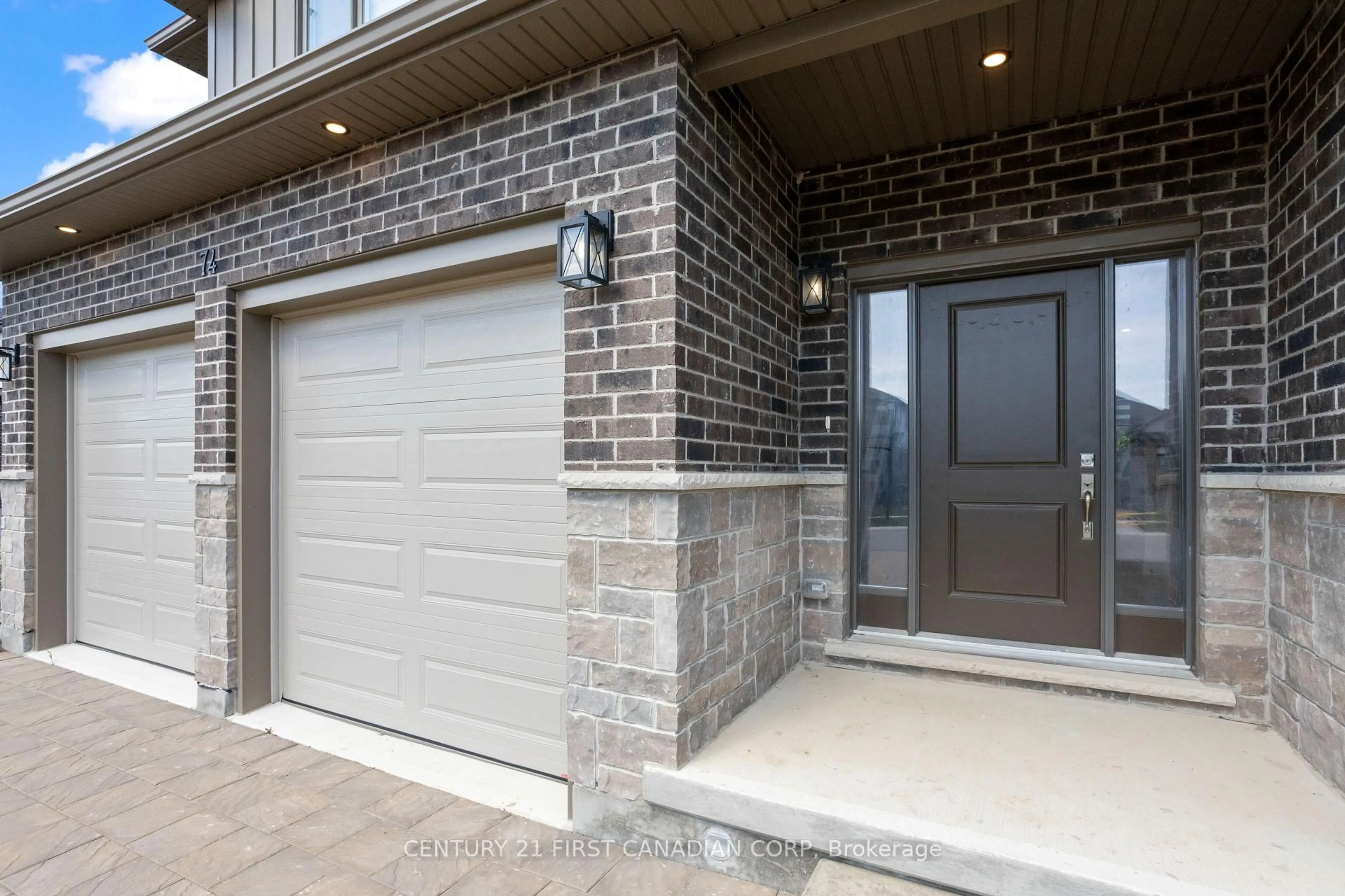 Home with brick exterior material, street for 74 Royal Cres, Southwold Ontario N5P 3T2