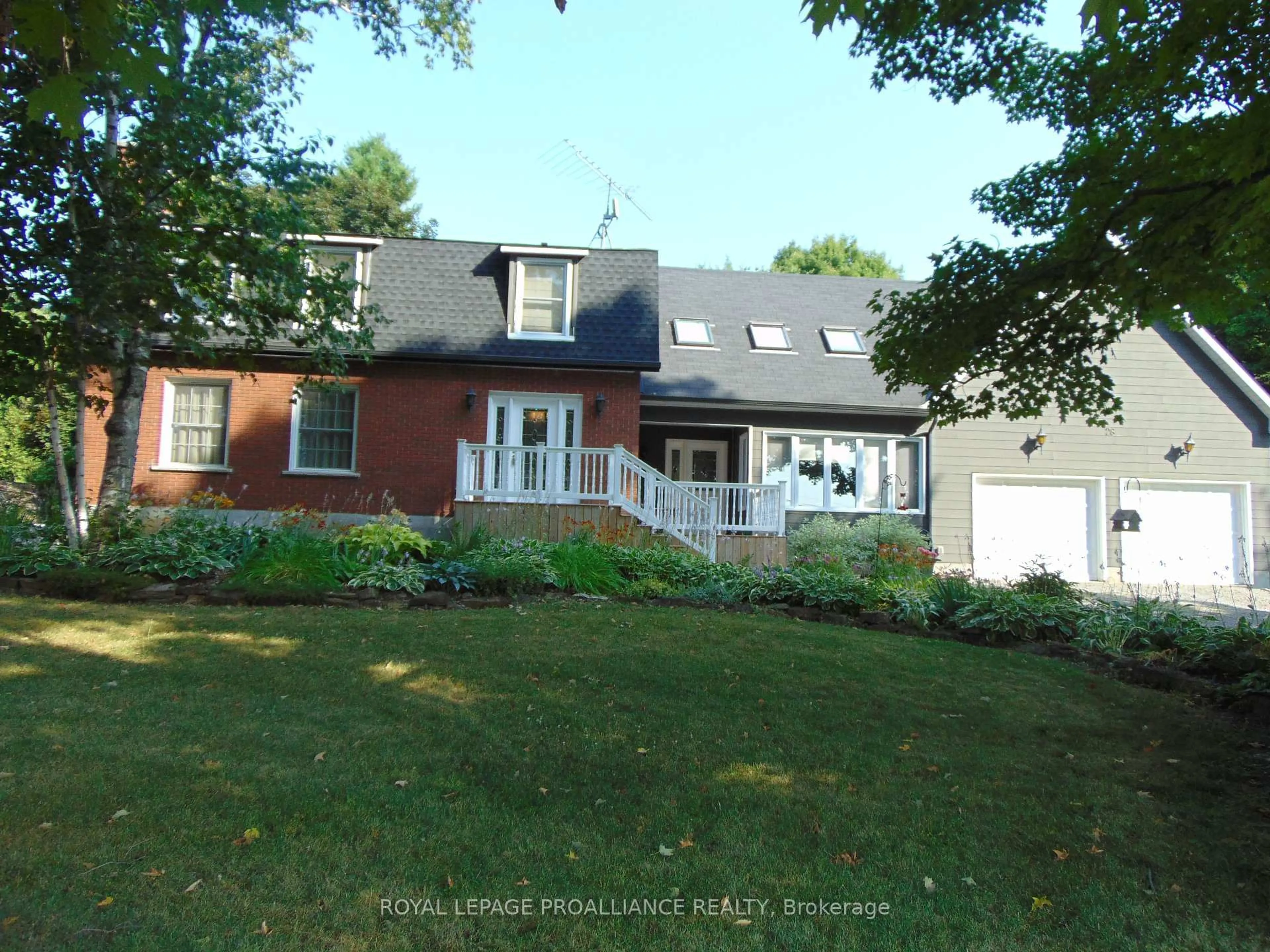 Home with vinyl exterior material, street for 28 Hard Island Rd, Athens Ontario K0E 1B0