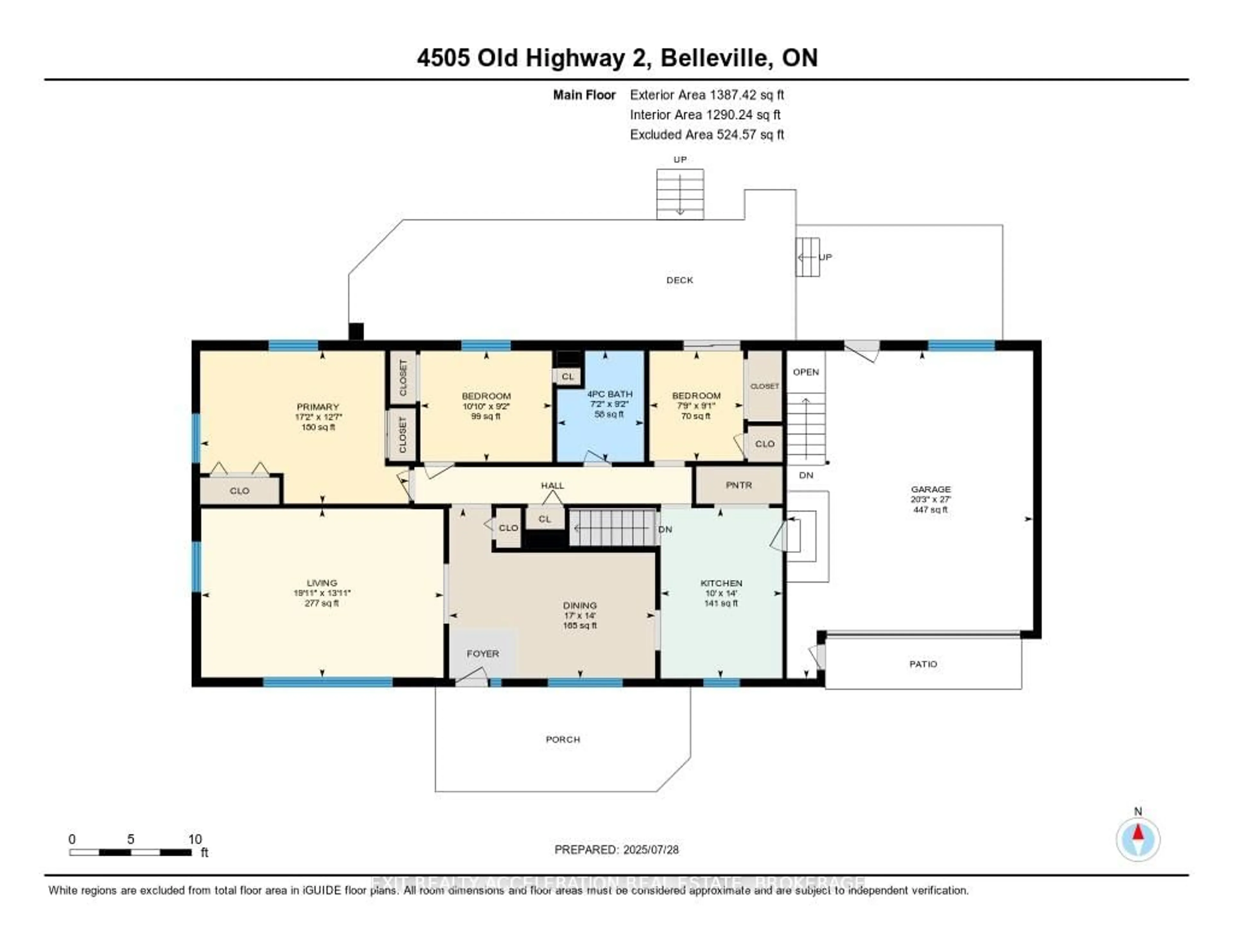 Floor plan for 4505 Old Highway 2, Belleville Ontario K8N 4Z4