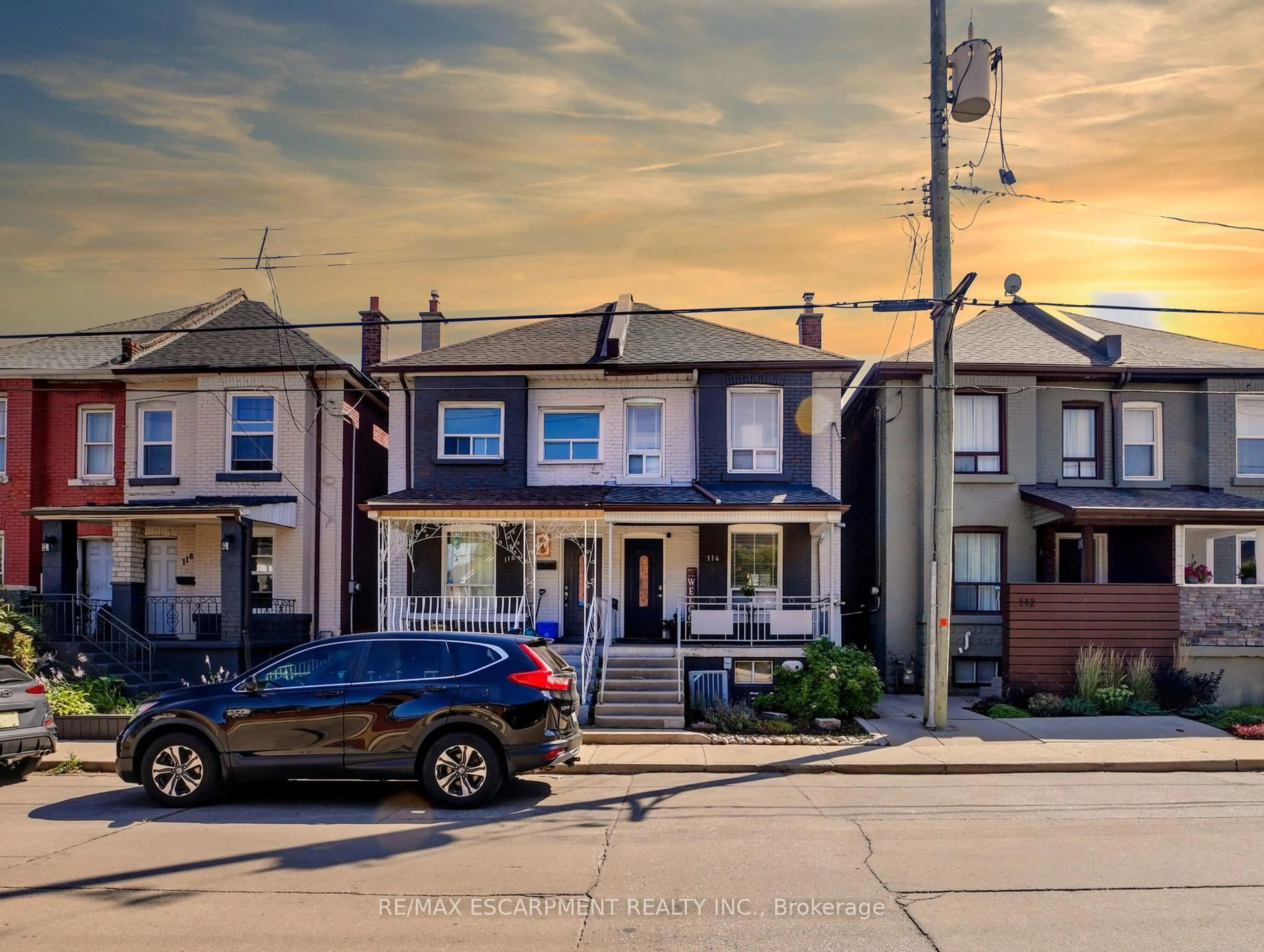 Home with brick exterior material, street for 114 BURTON St, Hamilton Ontario L8L 3R5