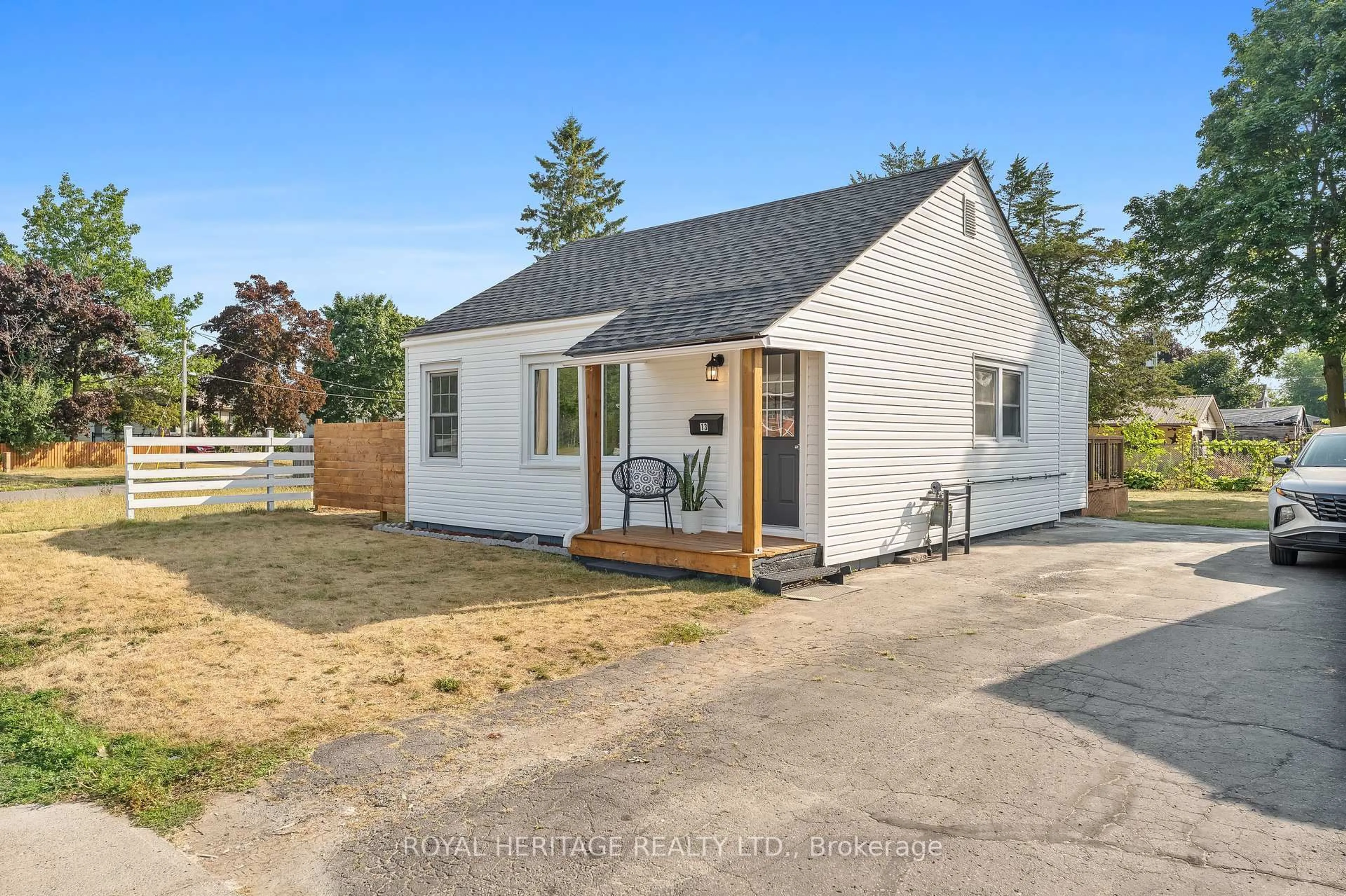 A pic from outside/outdoor area/front of a property/back of a property/a pic from drone, street for 13 Trenton St, Quinte West Ontario K8V 4N1