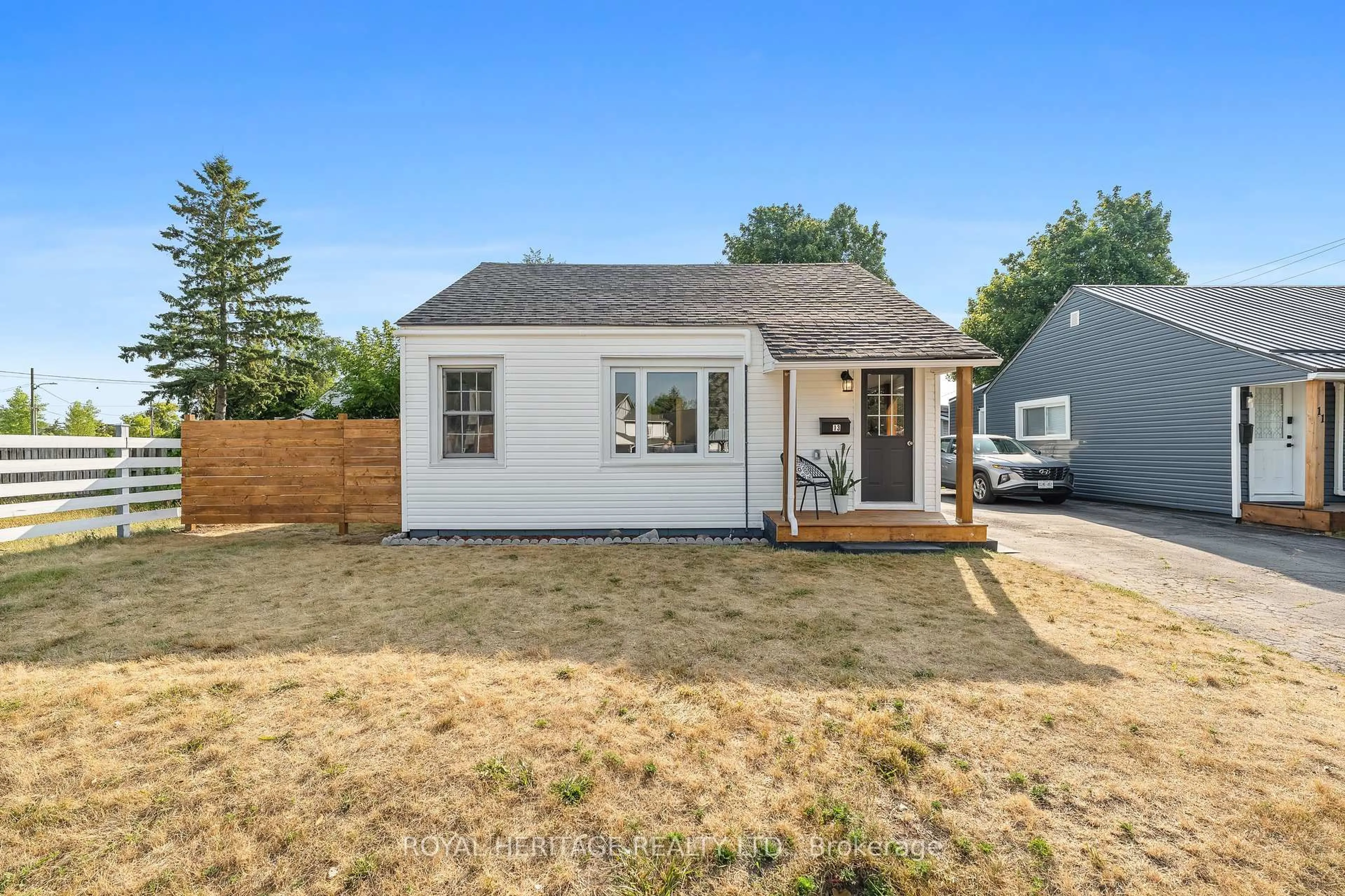 Home with vinyl exterior material, street for 13 Trenton St, Quinte West Ontario K8V 4N1
