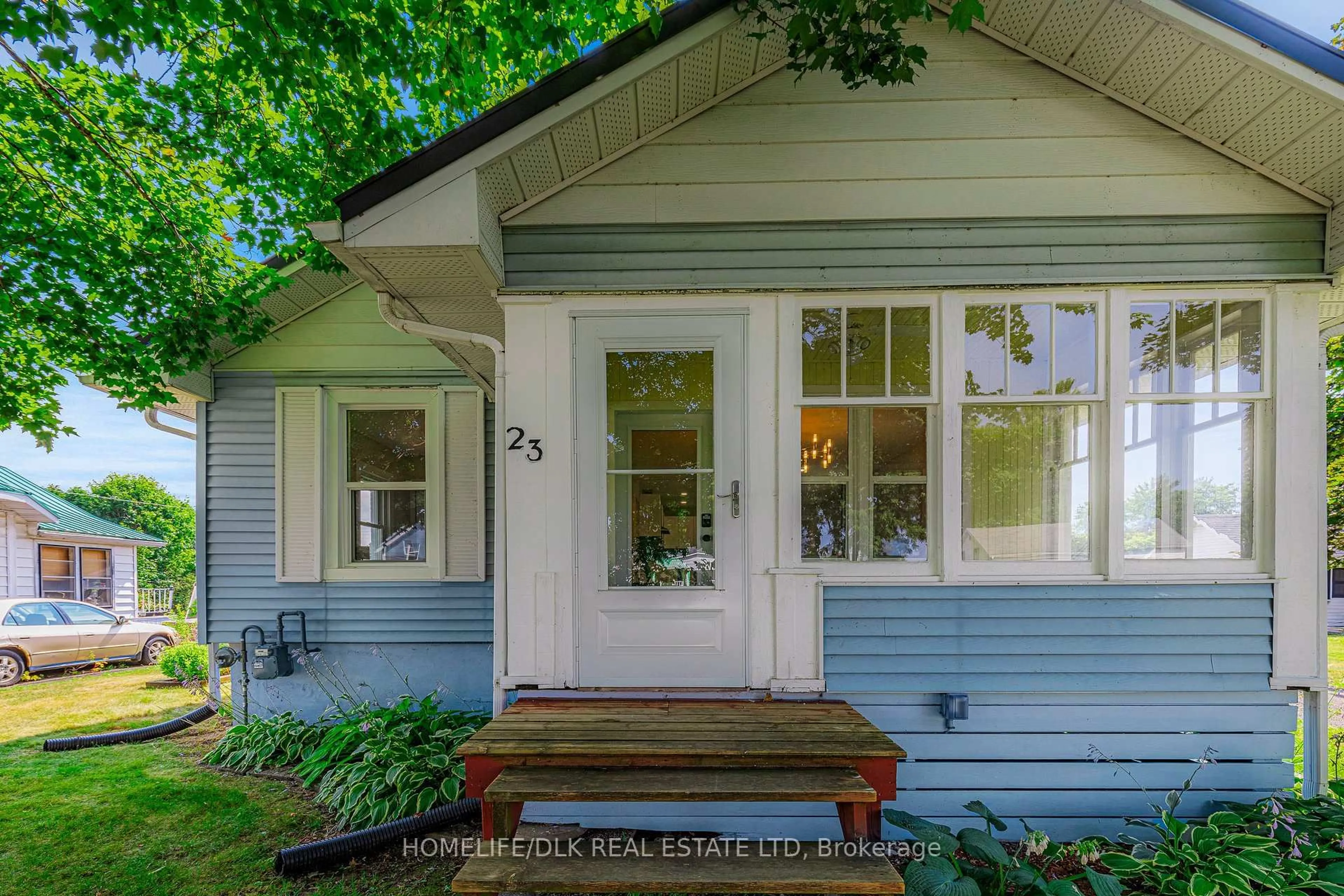 Home with vinyl exterior material, street for 23 Davis Dr, South Dundas Ontario K0E 1K0