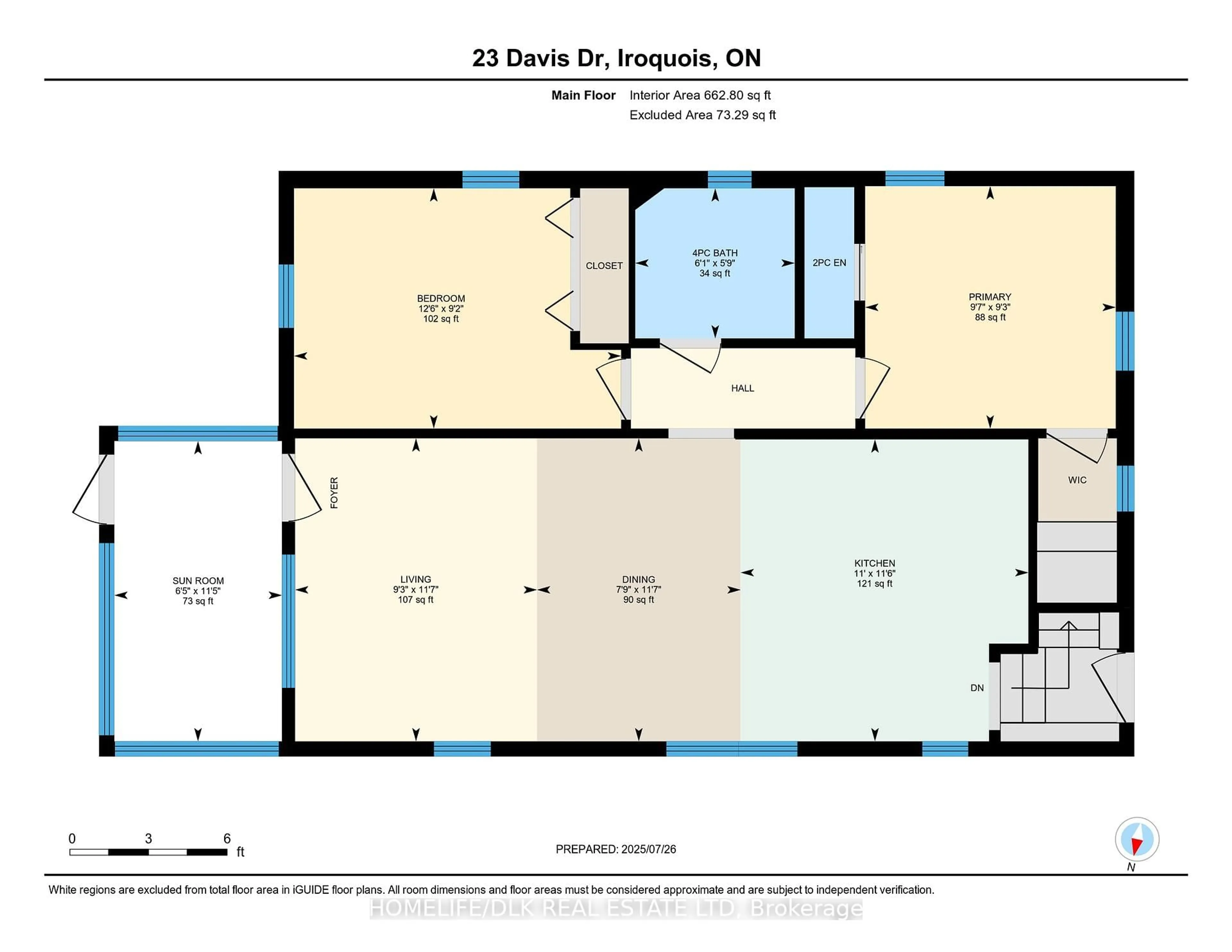 Floor plan for 23 Davis Dr, South Dundas Ontario K0E 1K0