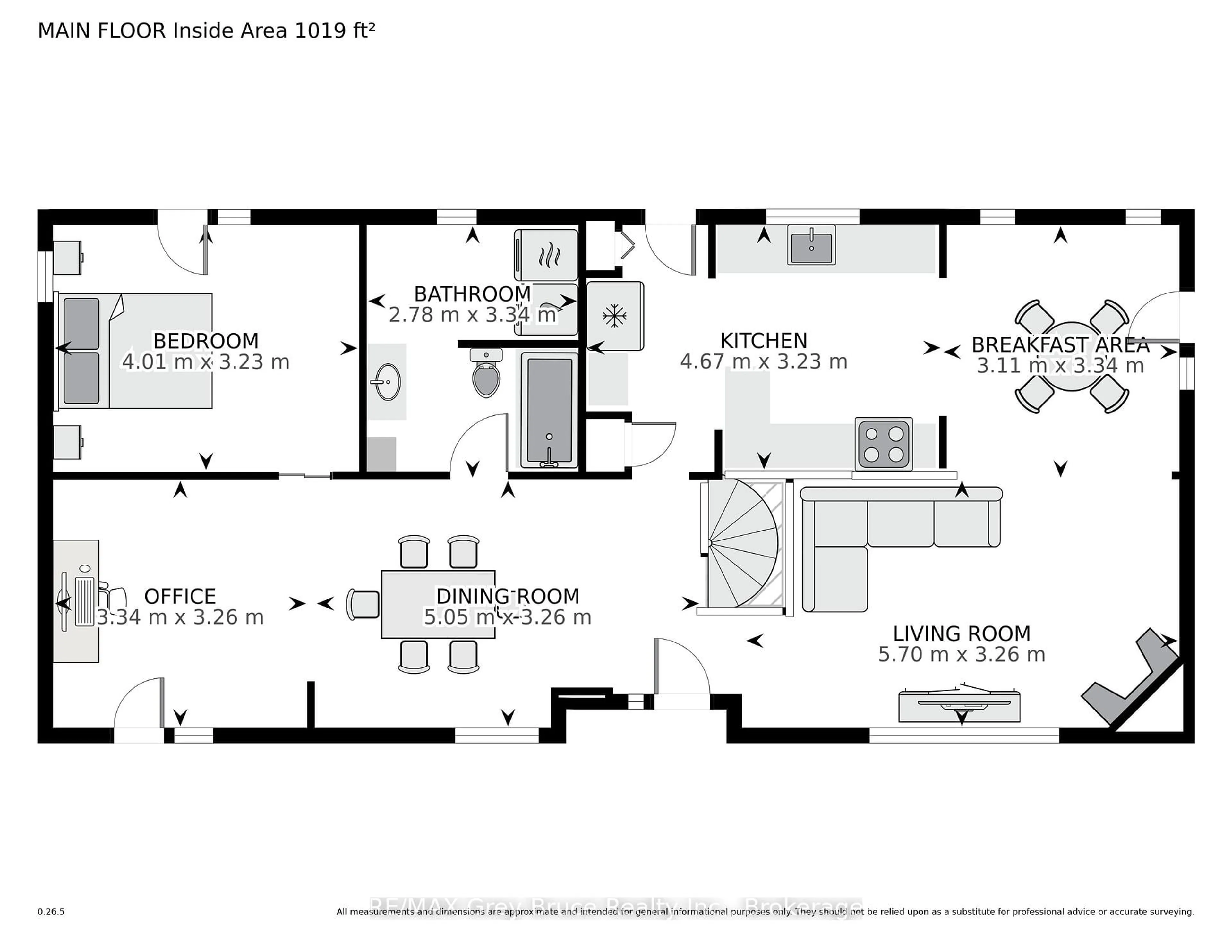 Floor plan for 106 Elder Lane, Chatsworth Ontario N0H 1G0