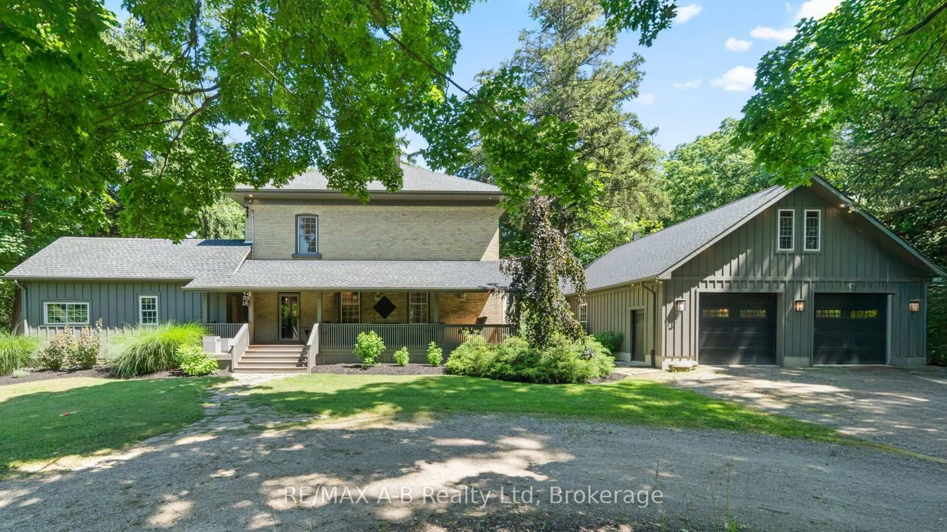 A pic from outside/outdoor area/front of a property/back of a property/a pic from drone, unknown for 4734 32 Line, Perth South Ontario N0M 1X0