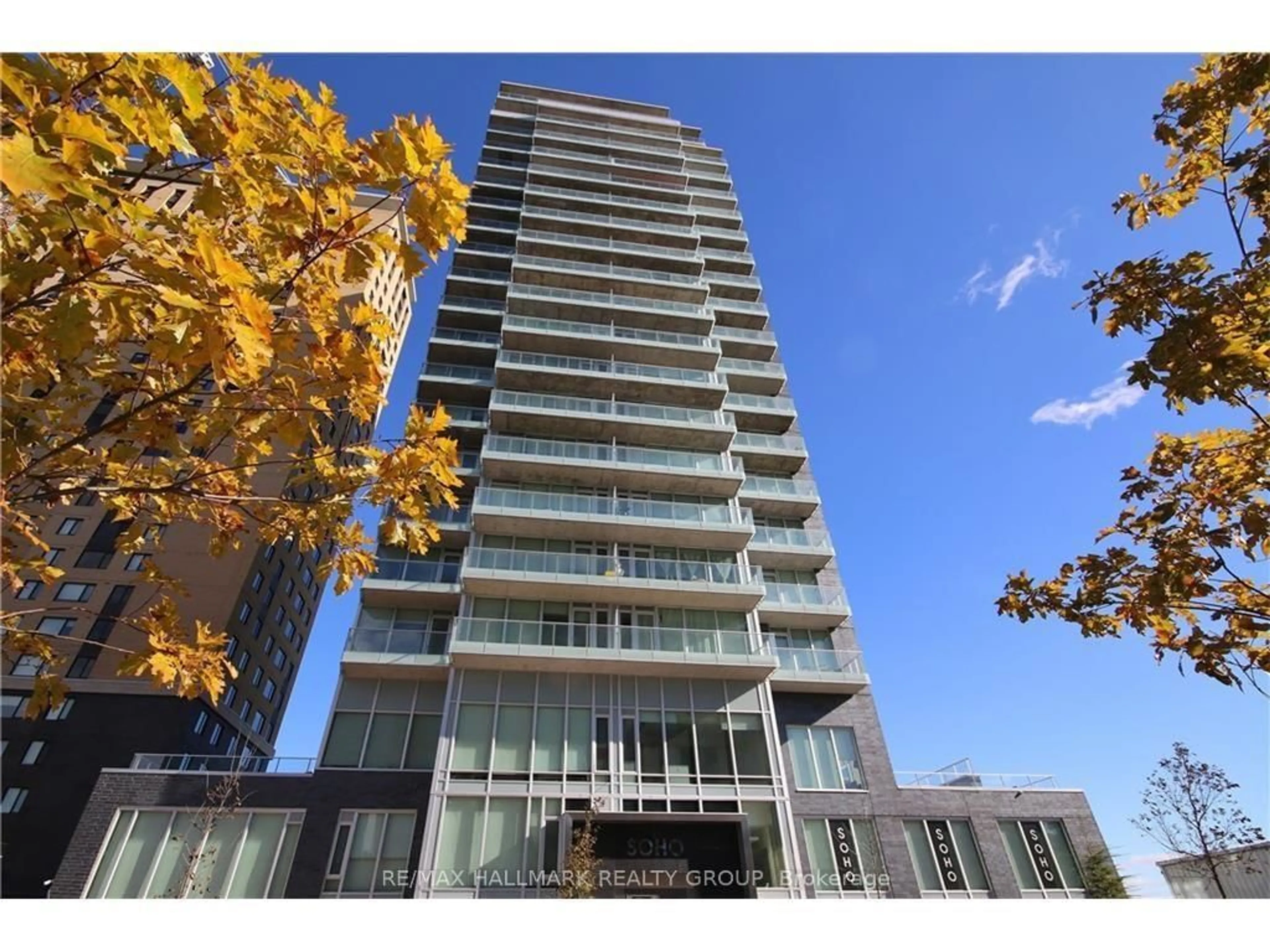 A pic from outside/outdoor area/front of a property/back of a property/a pic from drone, building for 111 Champagne Ave #808, Ottawa Ontario K1S 5V3