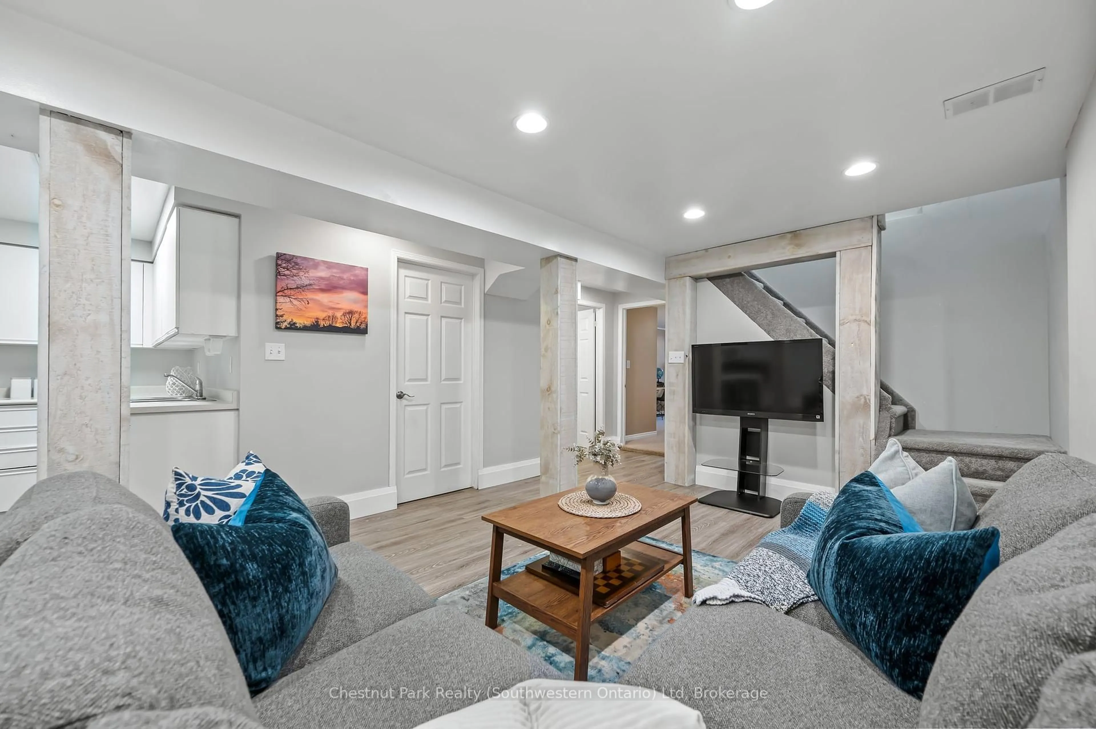 Living room with furniture, unknown for 235 Auden Rd, Guelph Ontario N1E 6N5