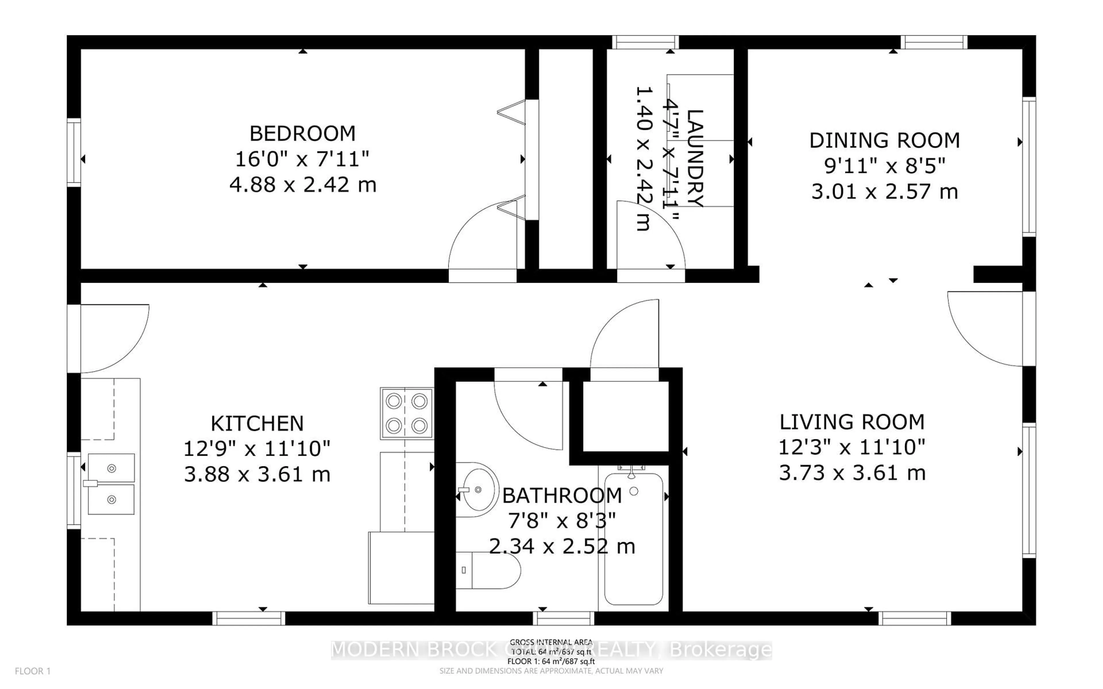Floor plan for 190 Ormond St, Brockville Ontario K6V 2L3