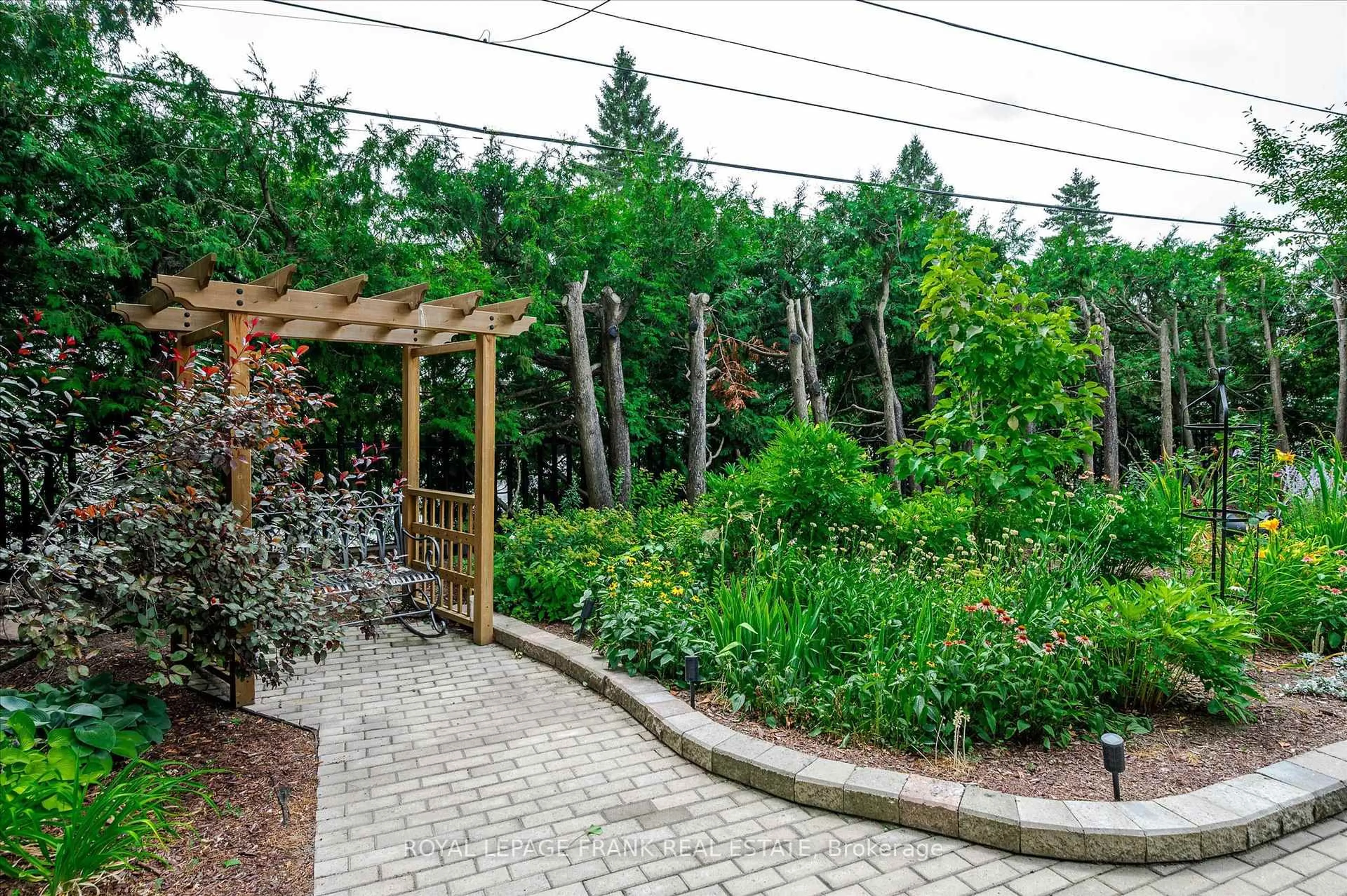 Patio, forest/trees view for 256 Sherin Ave, Peterborough South Ontario K9J 1B6