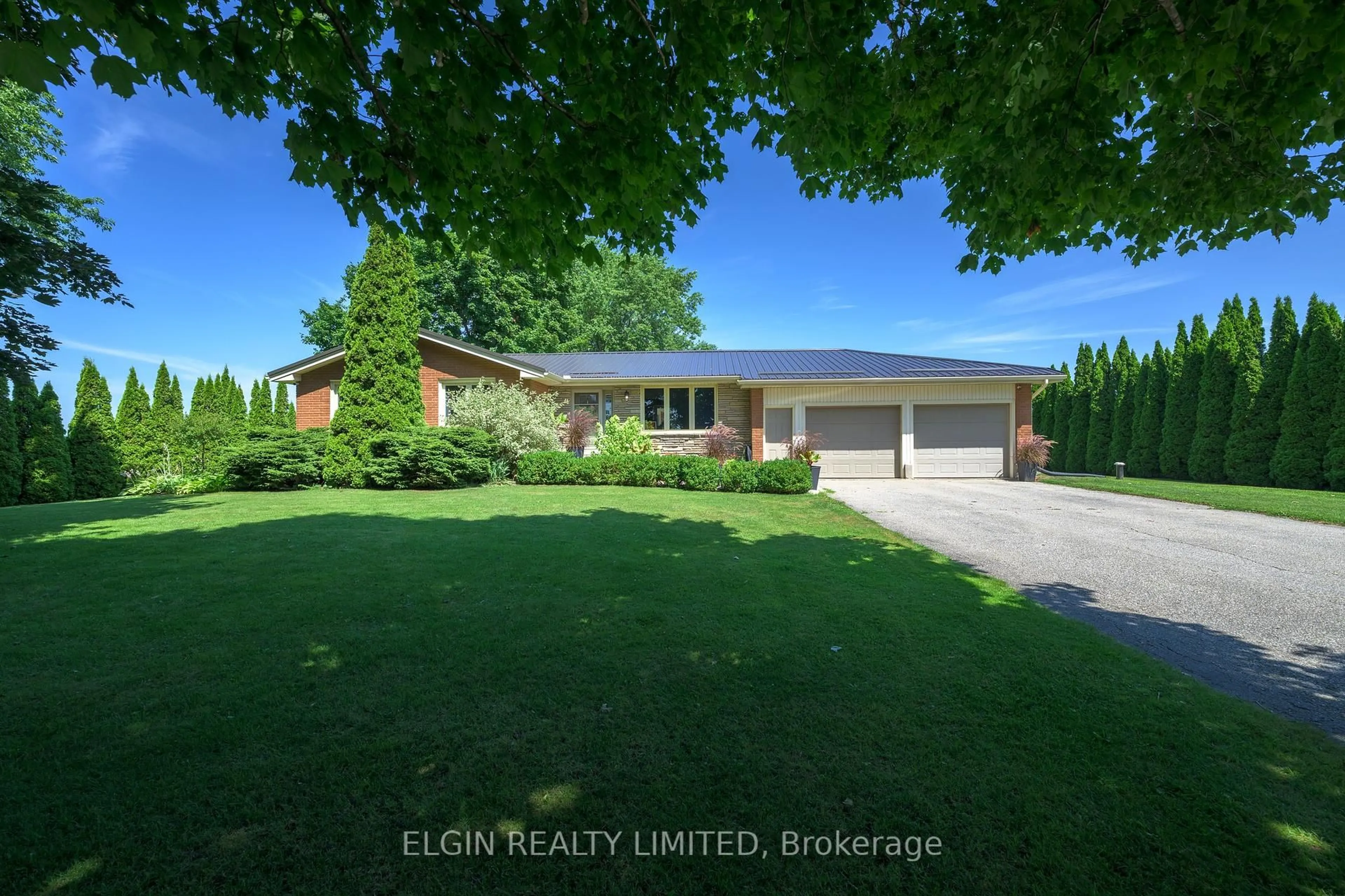 A pic from outside/outdoor area/front of a property/back of a property/a pic from drone, street for 46620 Yorke Line, Malahide Ontario N0L 1B0