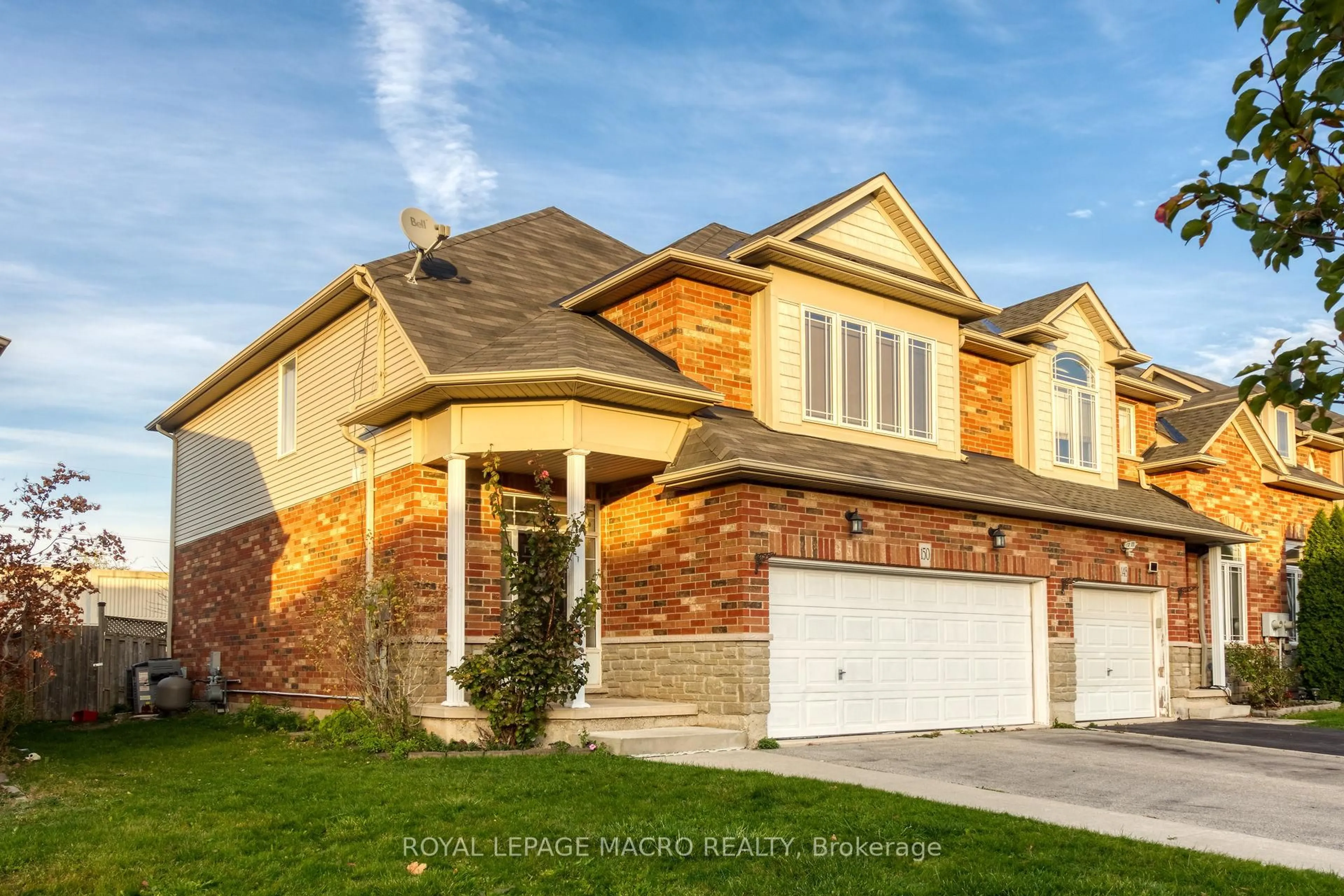 Home with brick exterior material, street for 150 Benziger Lane, Hamilton Ontario L8E 6G6