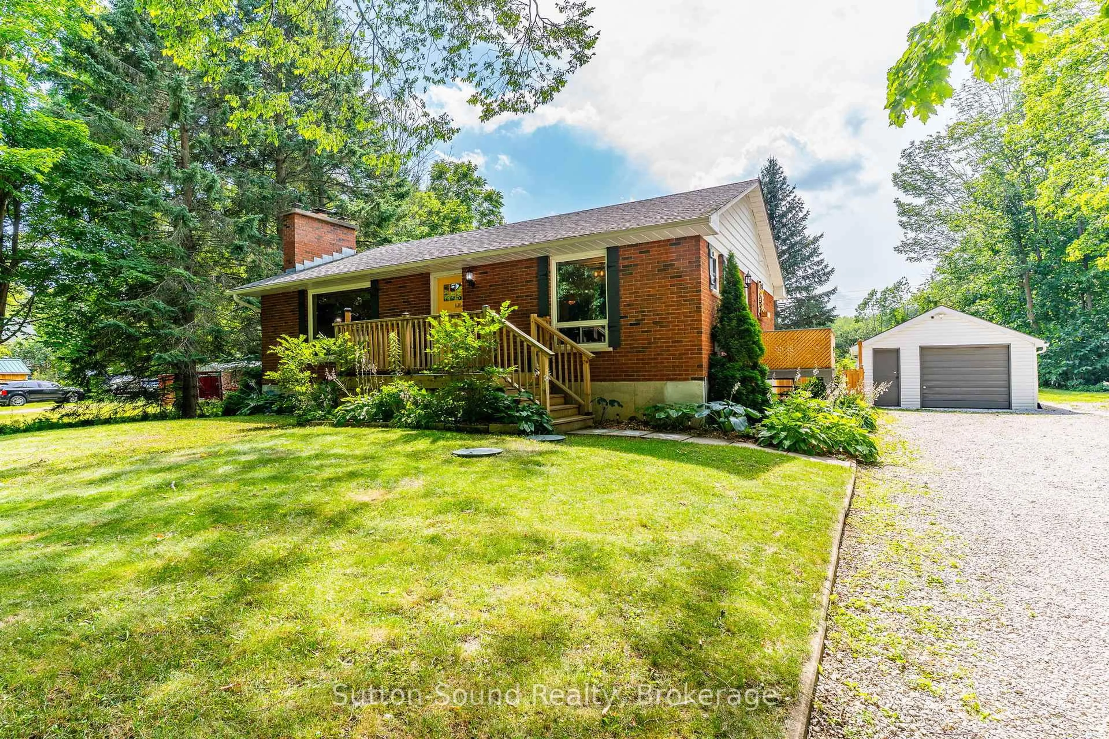 Home with brick exterior material, street for 168 Nicol's Gully Rd, Georgian Bluffs Ontario N4K 6V5