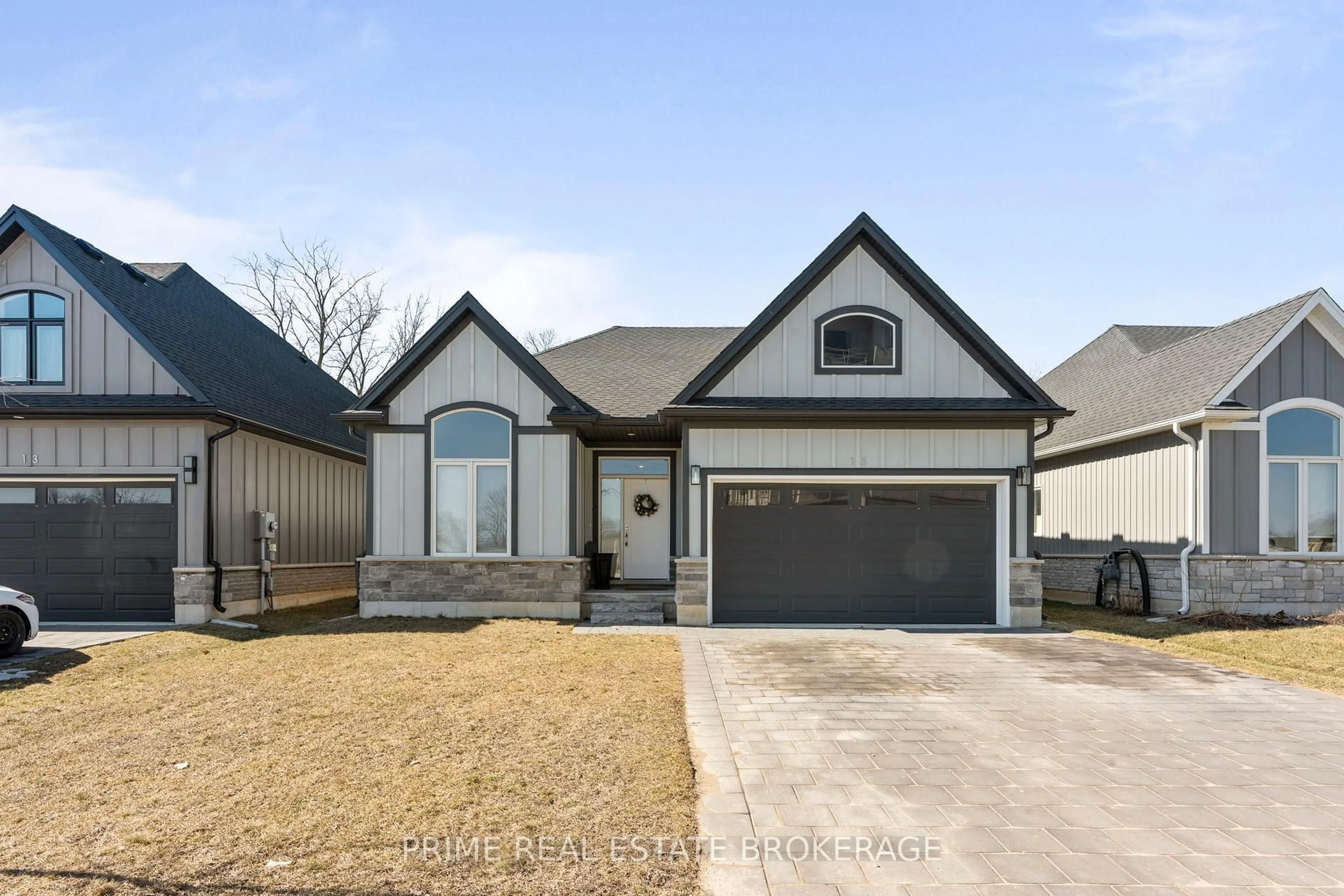 Home with brick exterior material, street for 15 Compass Tr, Central Elgin Ontario N5L 0B8