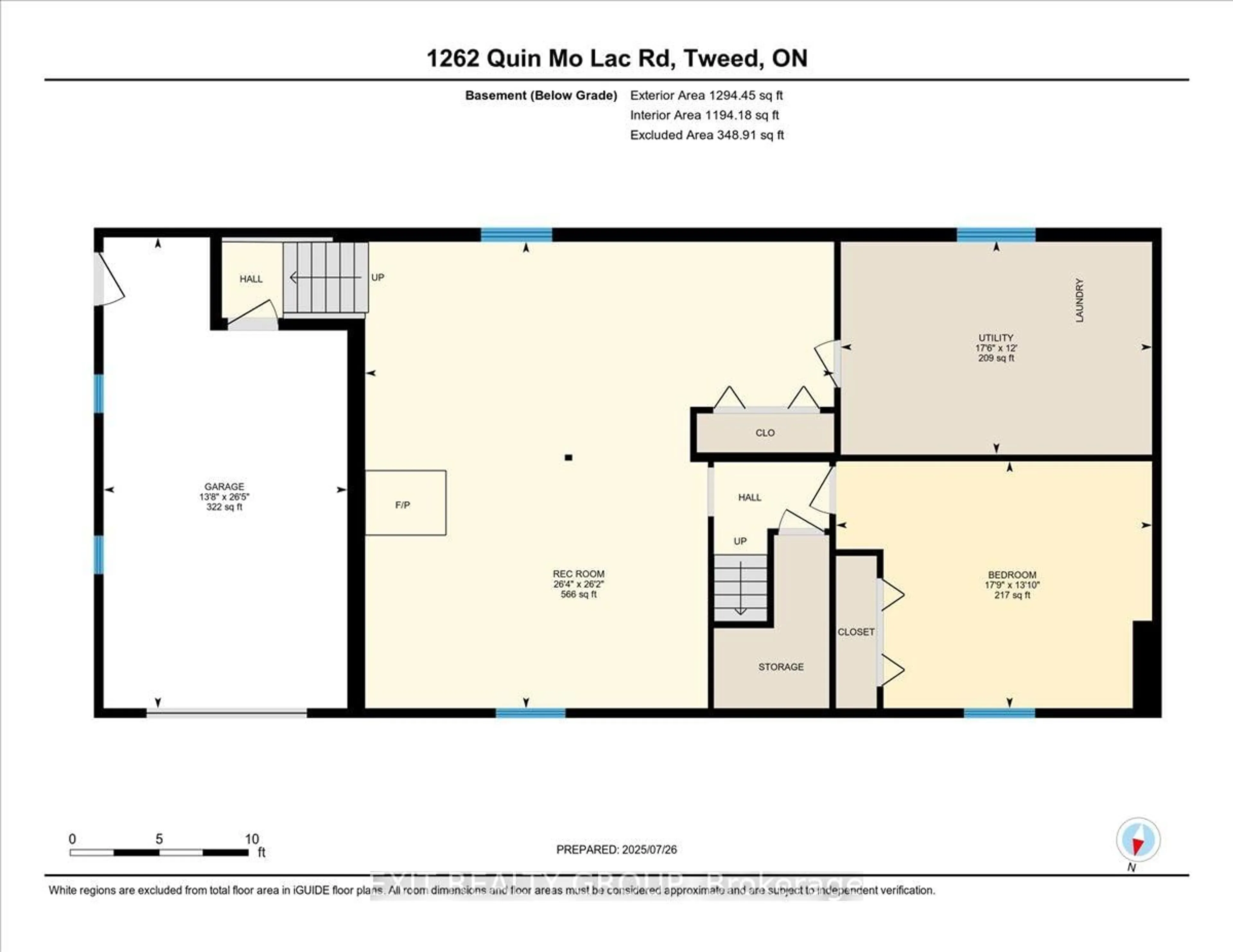 Floor plan for 1262 Quin-Mo-Lac Rd, Tweed Ontario K0K 3J0
