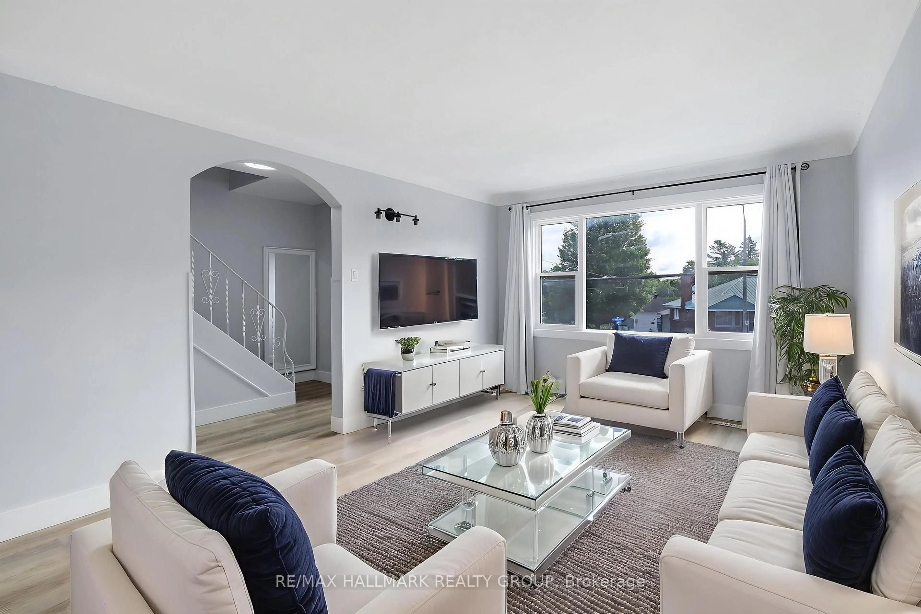 Living room with furniture, unknown for 1108 Merivale Rd, Ottawa Ontario K1Z 6B2