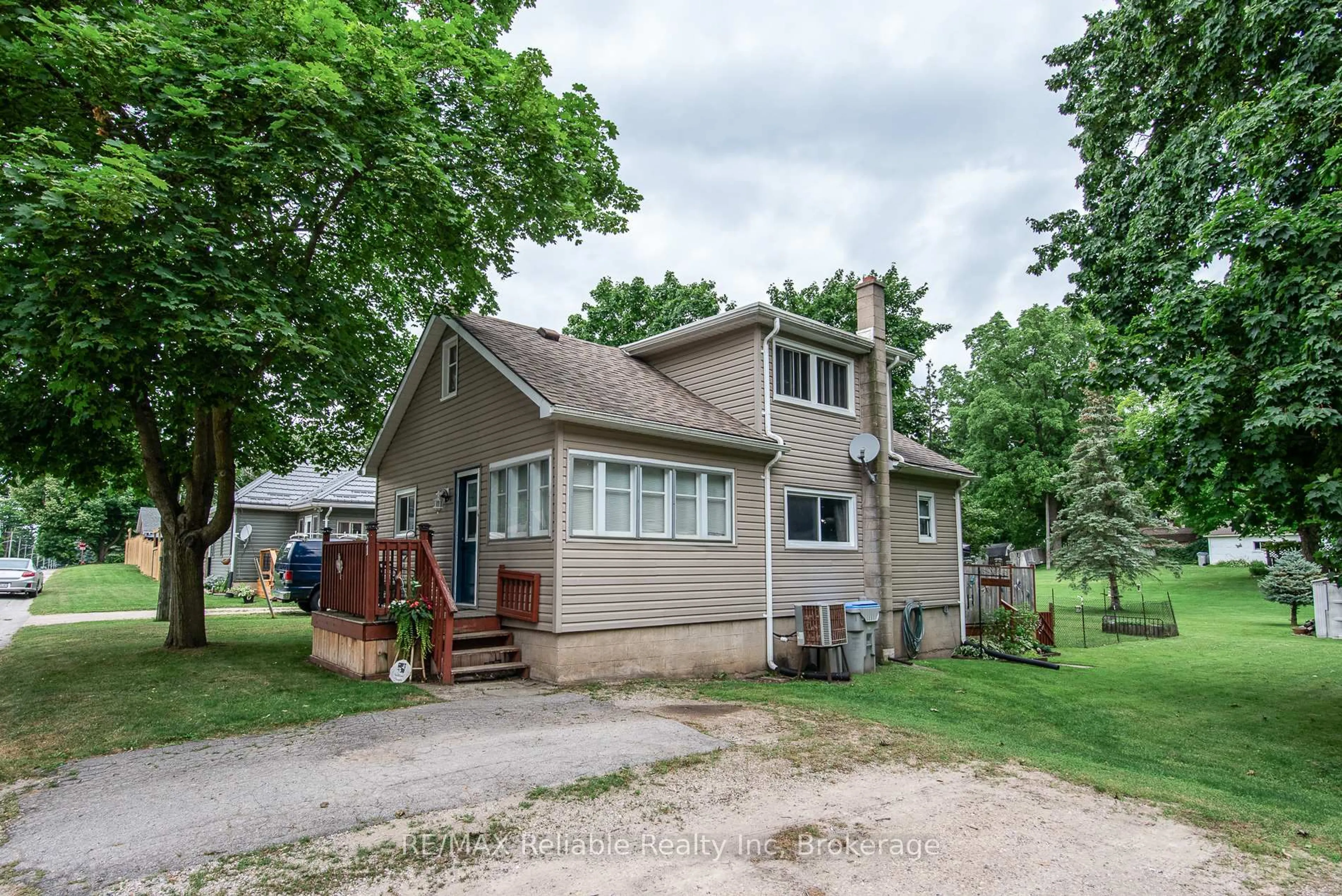 Home with vinyl exterior material, street for 51 Dunlop St, Central Huron Ontario N0M 1L0