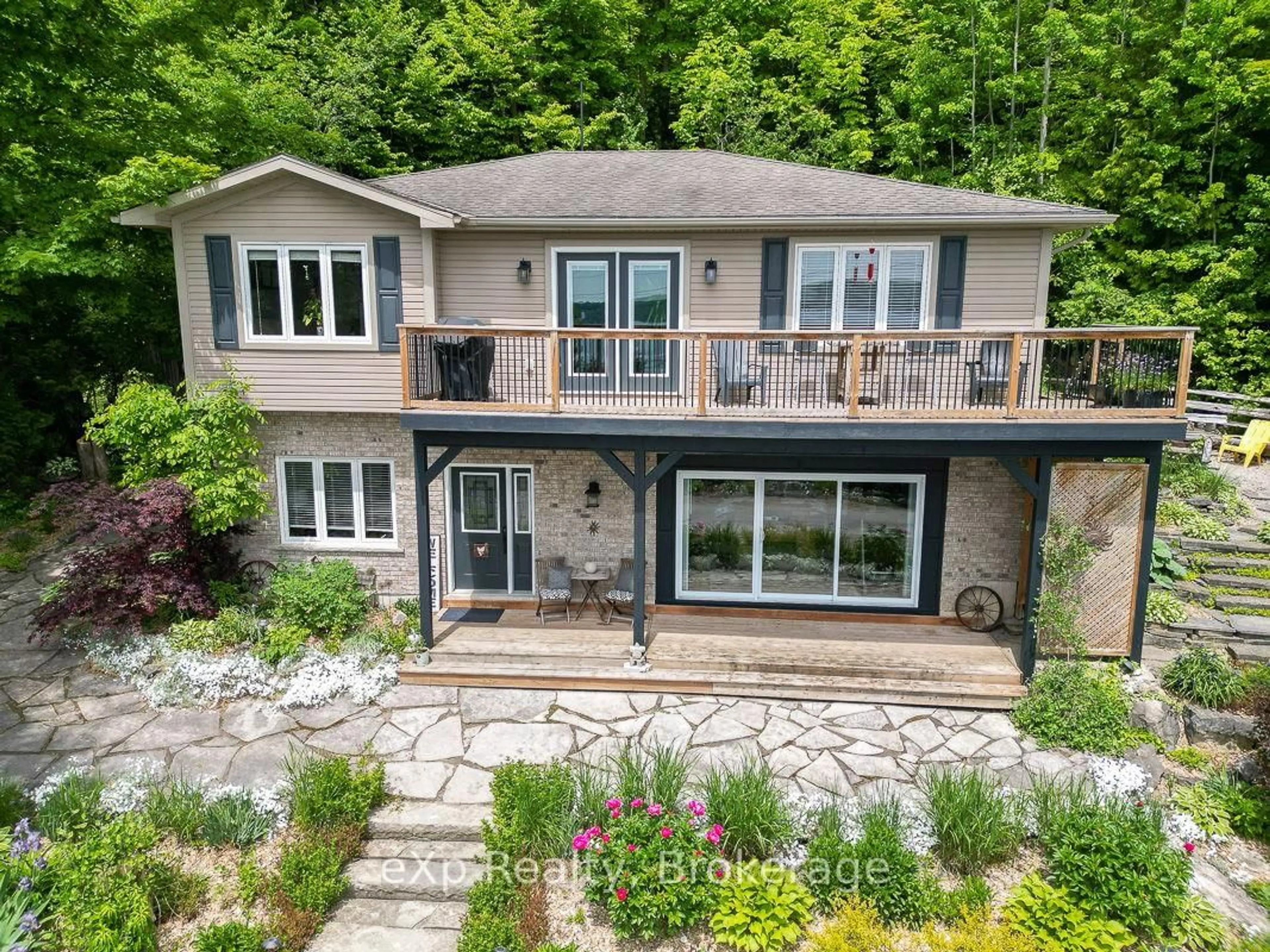 A pic from outside/outdoor area/front of a property/back of a property/a pic from drone, water/lake/river/ocean view for 149 Mallory Beach Rd, South Bruce Peninsula Ontario N0H 2T0