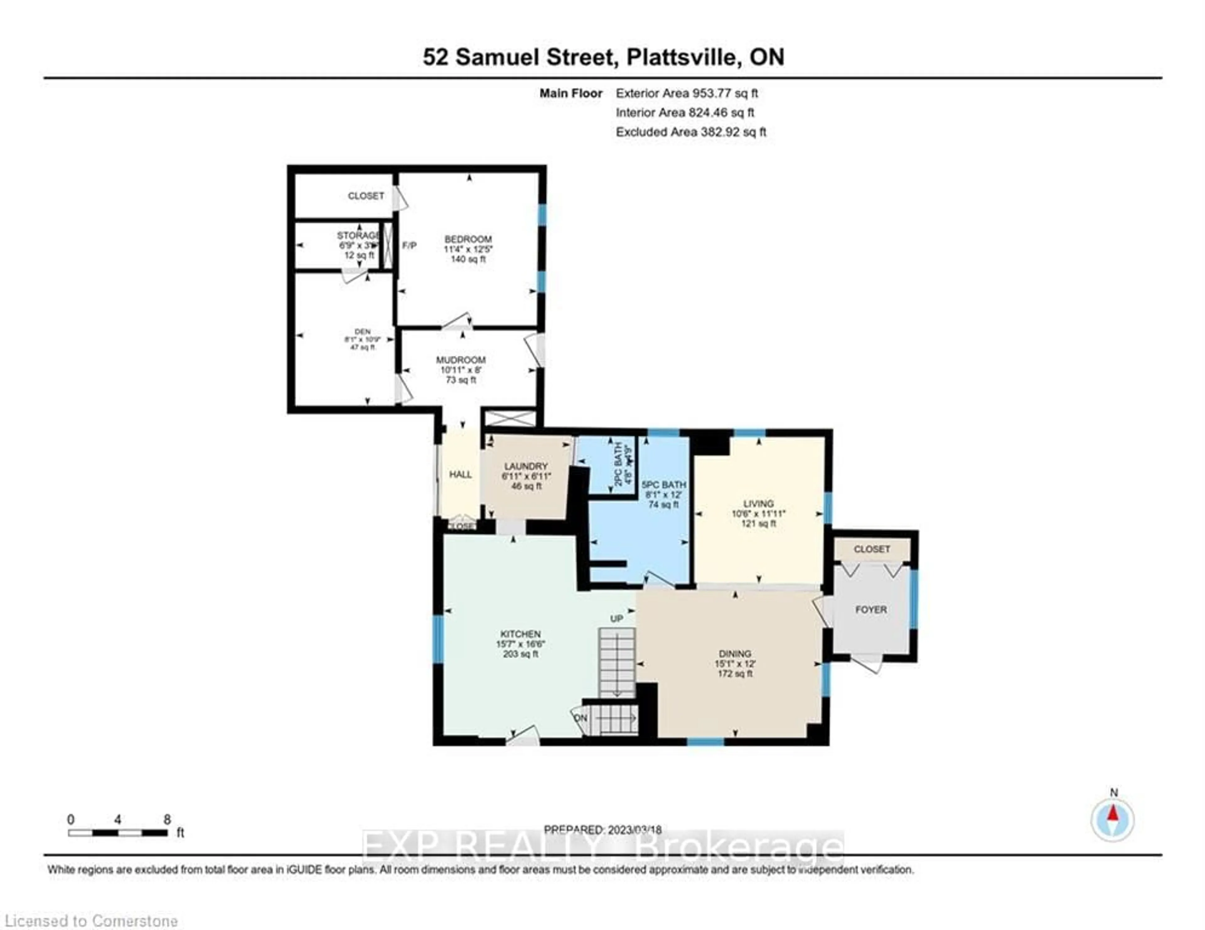 Floor plan for 52 Samuel St, Blandford-Blenheim Ontario N0J 1S0