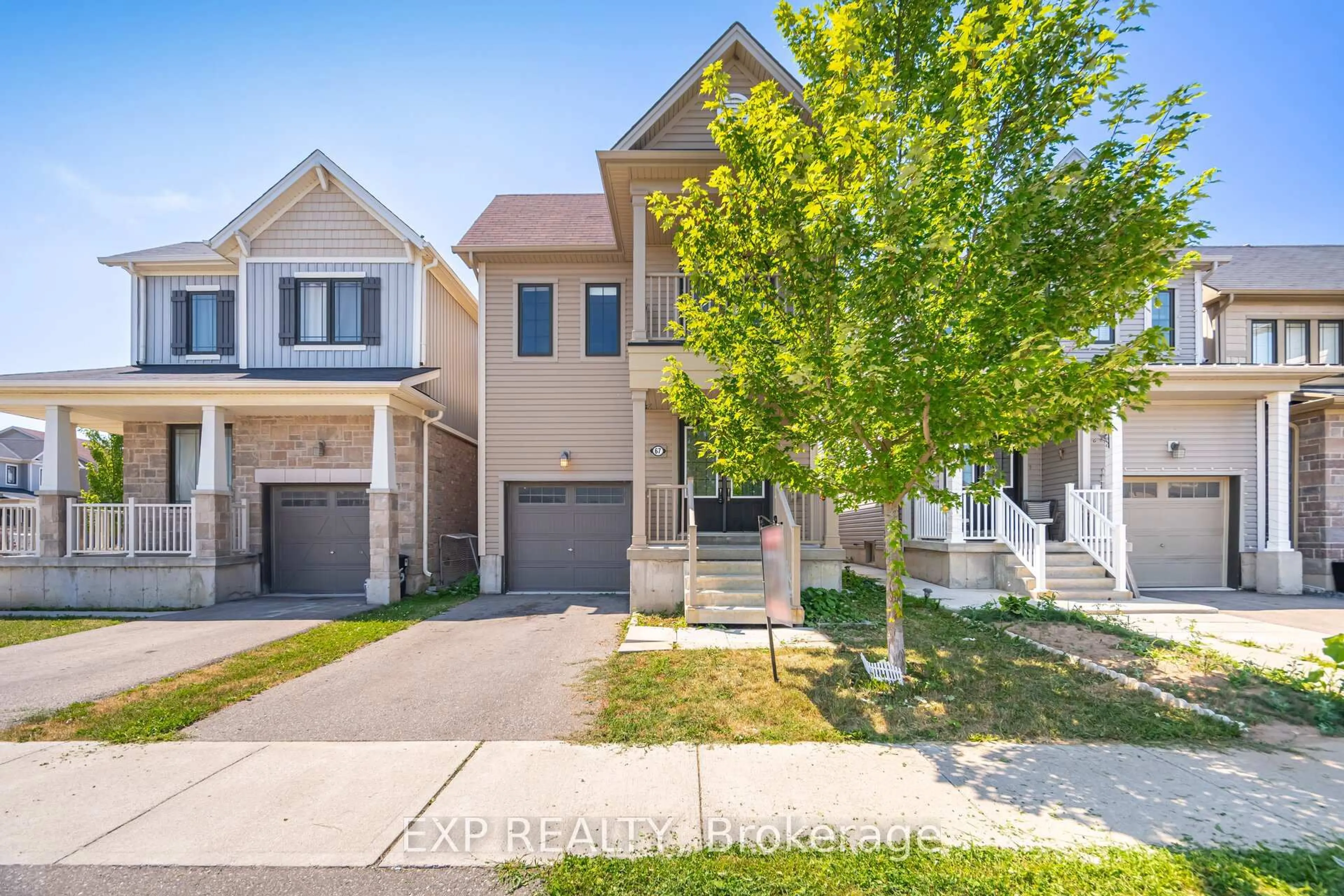 Home with brick exterior material, street for 67 Thompson Rd, Haldimand Ontario N3W 2G9