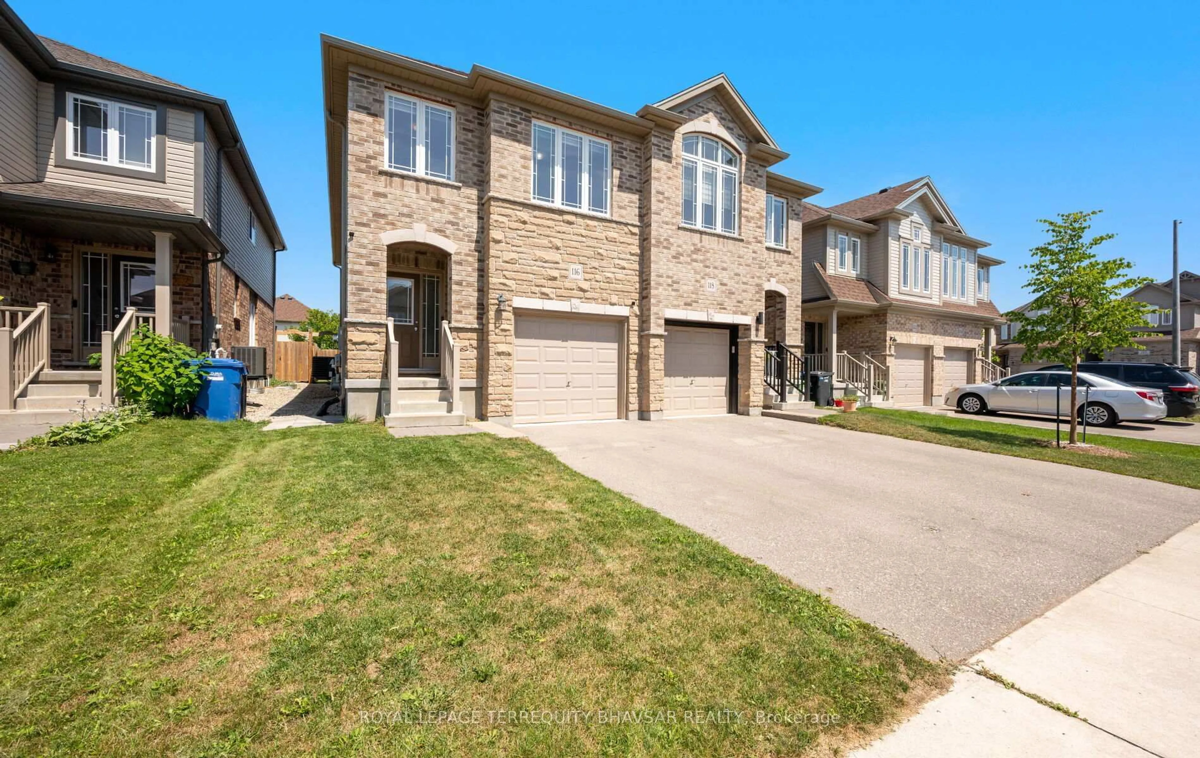 Home with brick exterior material, street for 116 John Brabson Cres, Guelph Ontario N1G 0G7