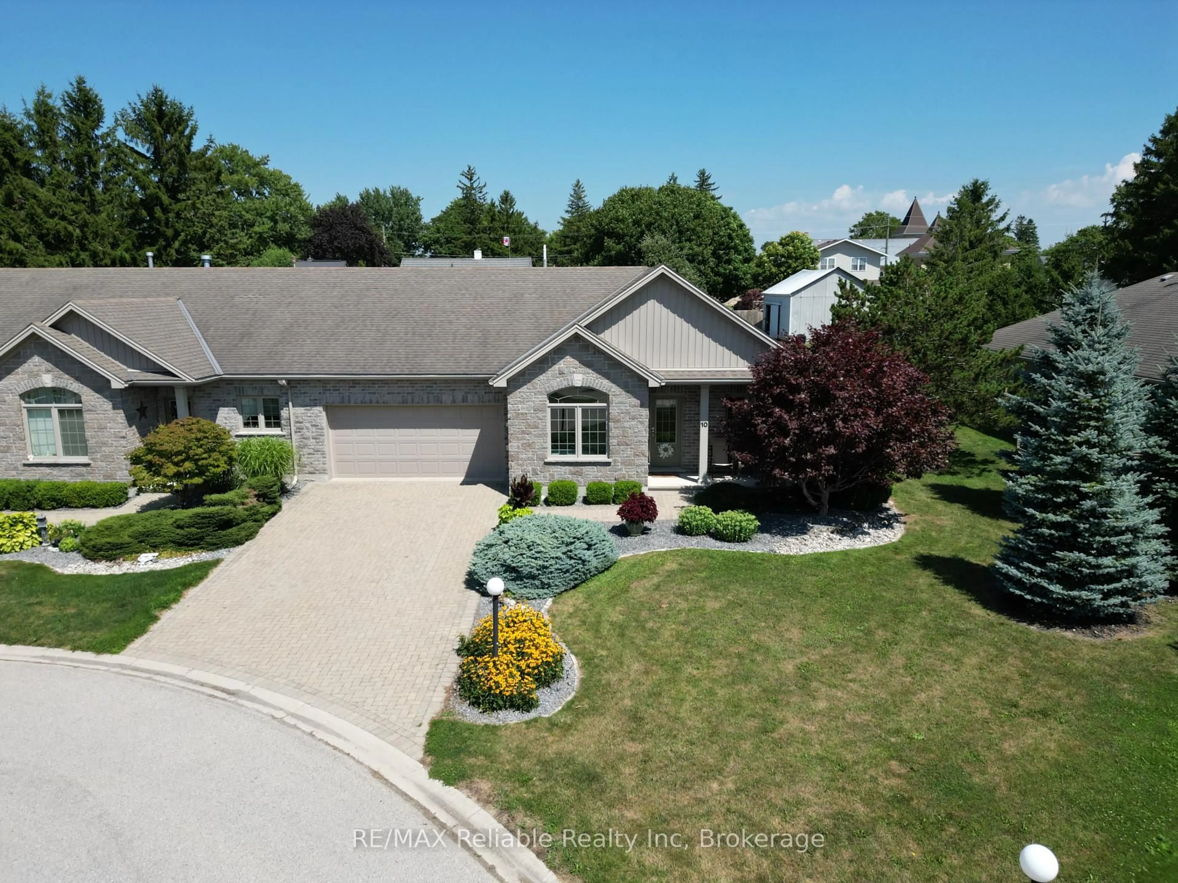 A pic from outside/outdoor area/front of a property/back of a property/a pic from drone, street for 4-10 Conrad Dr, Bluewater Ontario N0M 2T0