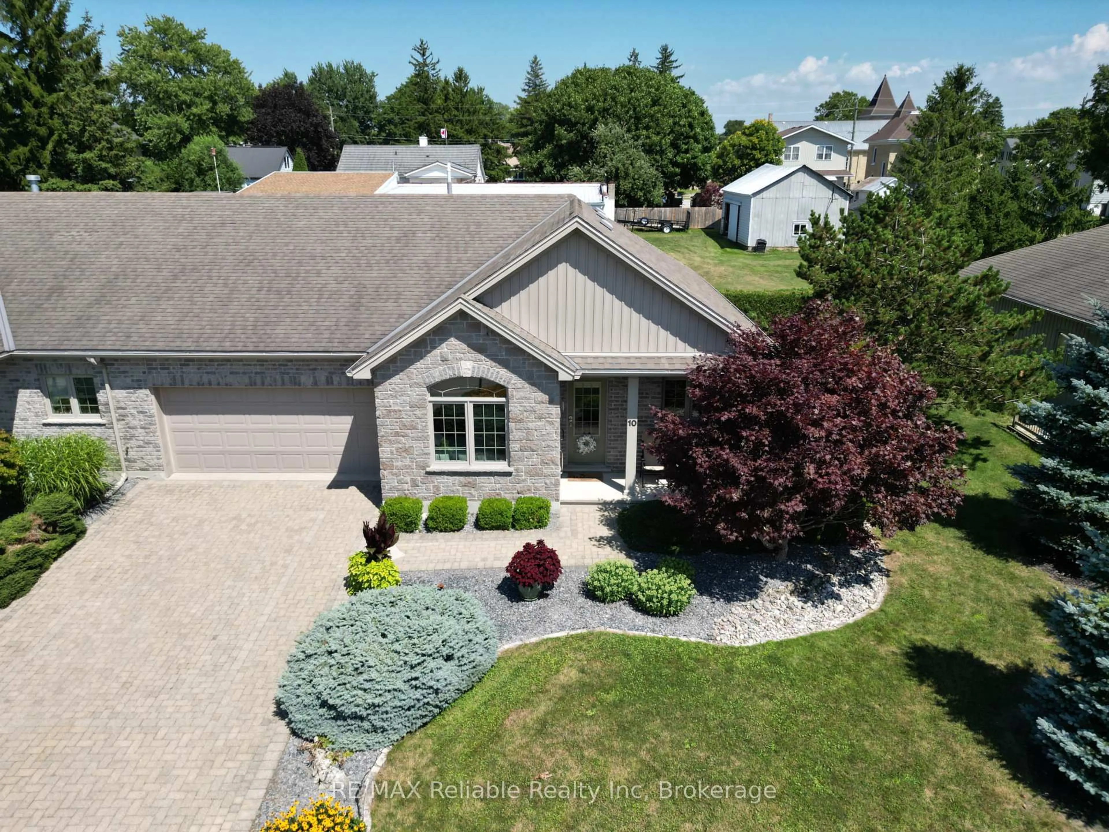 A pic from outside/outdoor area/front of a property/back of a property/a pic from drone, street for 4-10 Conrad Dr, Bluewater Ontario N0M 2T0