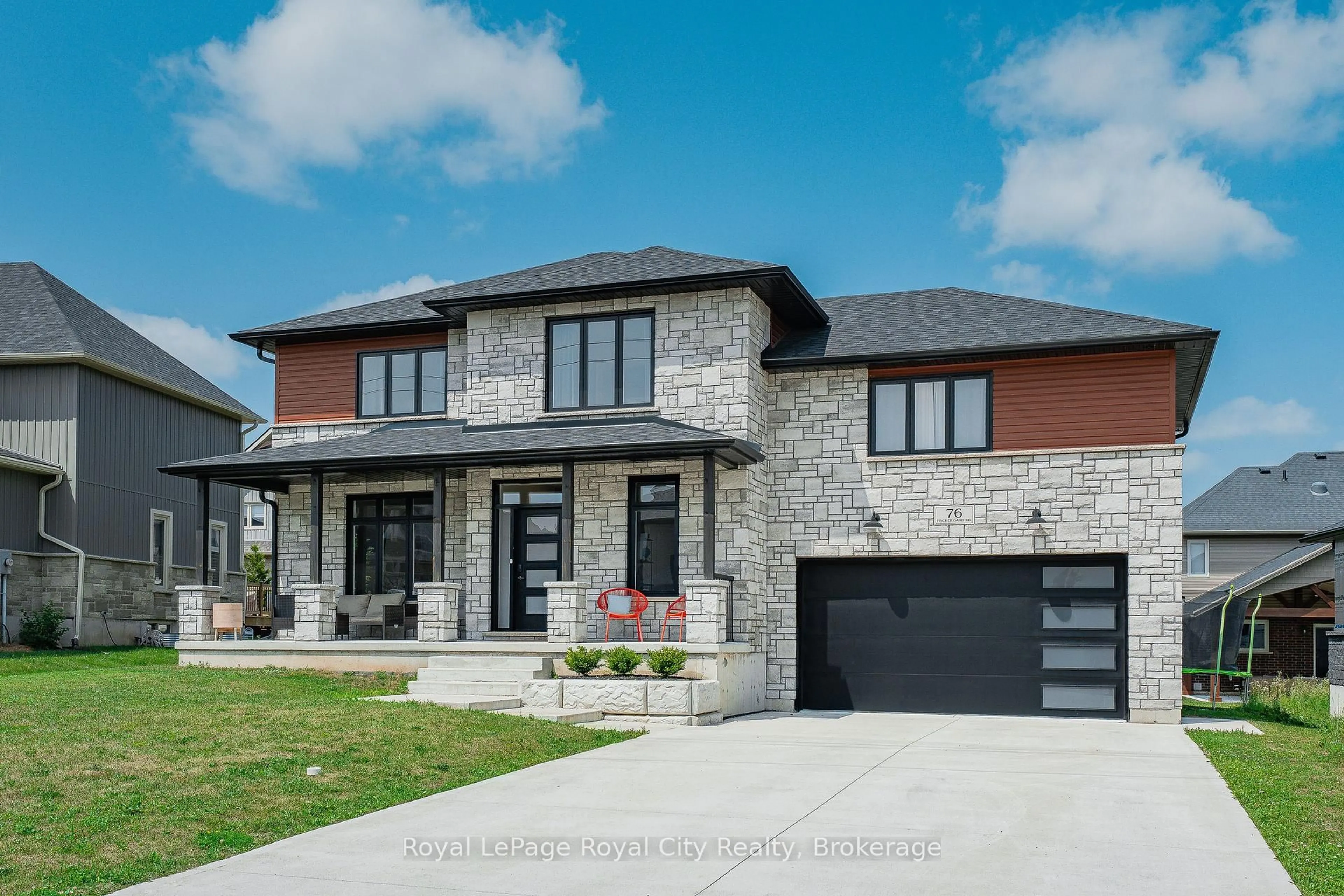 Home with brick exterior material, street for 76 Fischer Dairy Rd, Brockton Ontario N0G 2V0