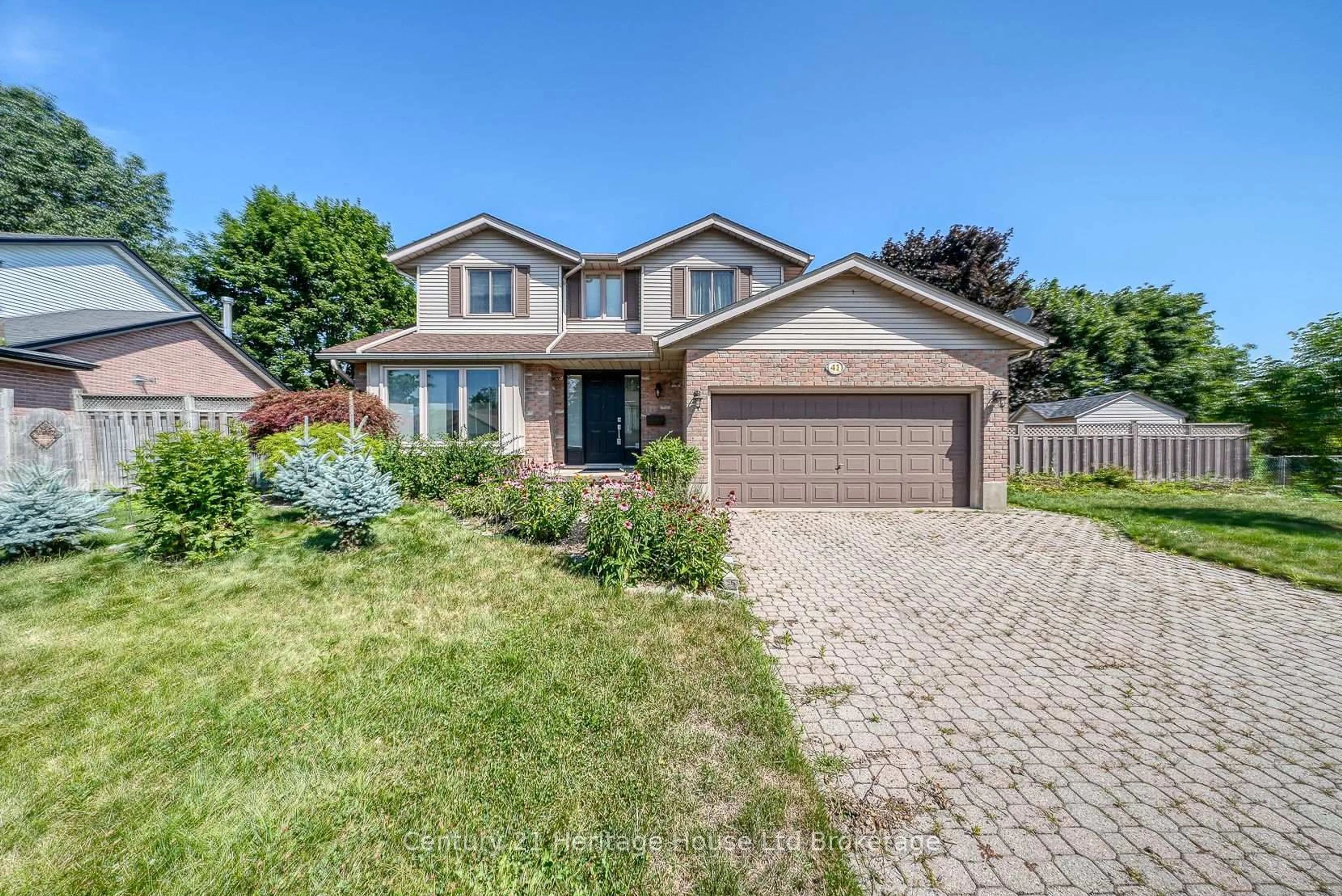 Home with brick exterior material, street for 41 Naskapi St, Woodstock Ontario N4T 1G5