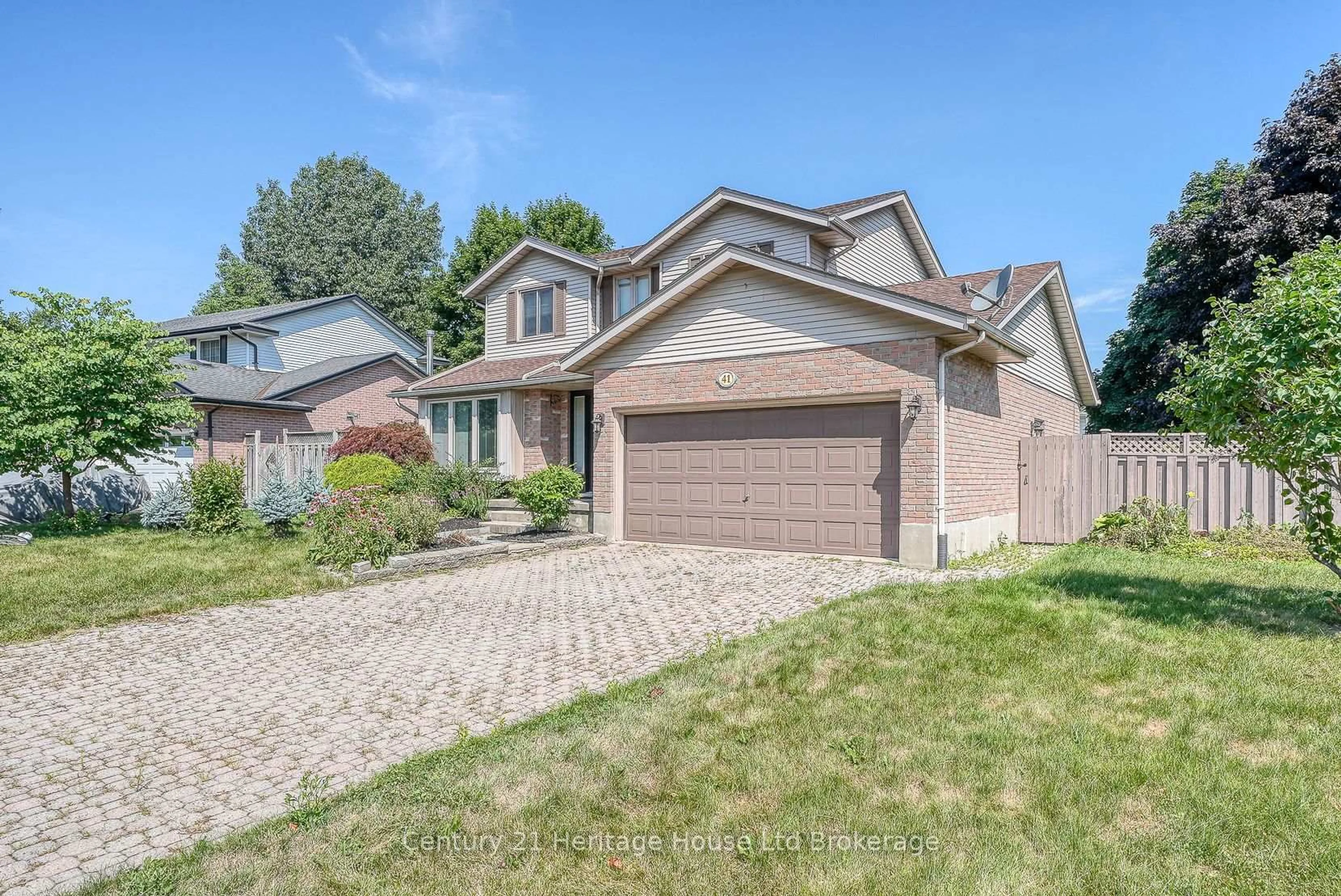 Home with brick exterior material, street for 41 Naskapi St, Woodstock Ontario N4T 1G5
