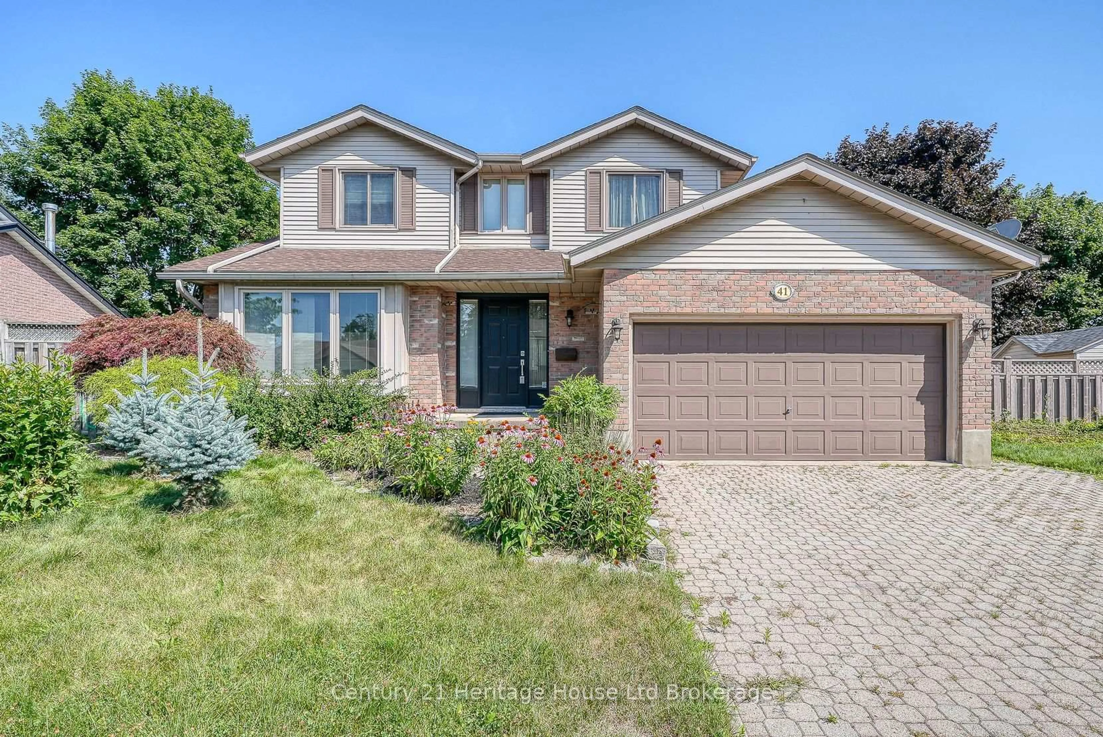 Home with brick exterior material, street for 41 Naskapi St, Woodstock Ontario N4T 1G5