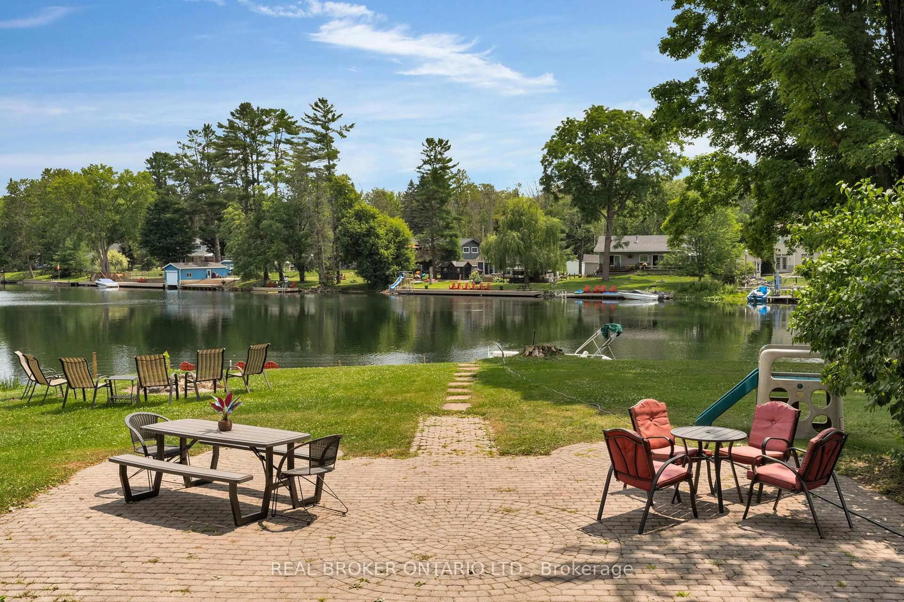 Patio, water/lake/river/ocean view for 1002 Cowbell Lane, Gravenhurst Ontario P0E 1N0