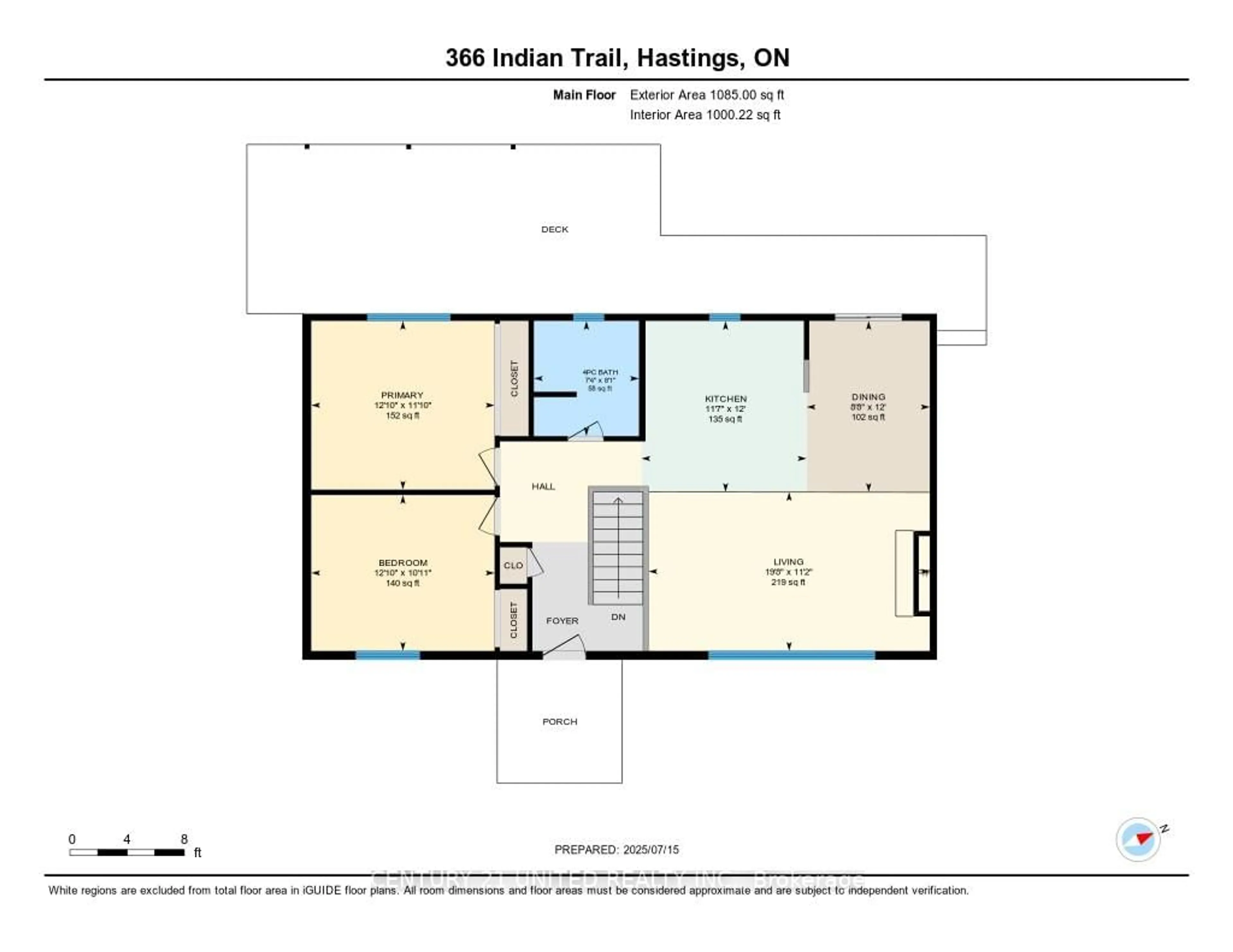 Floor plan for 366 Indian Tr, Asphodel-Norwood Ontario K0L 1Y0