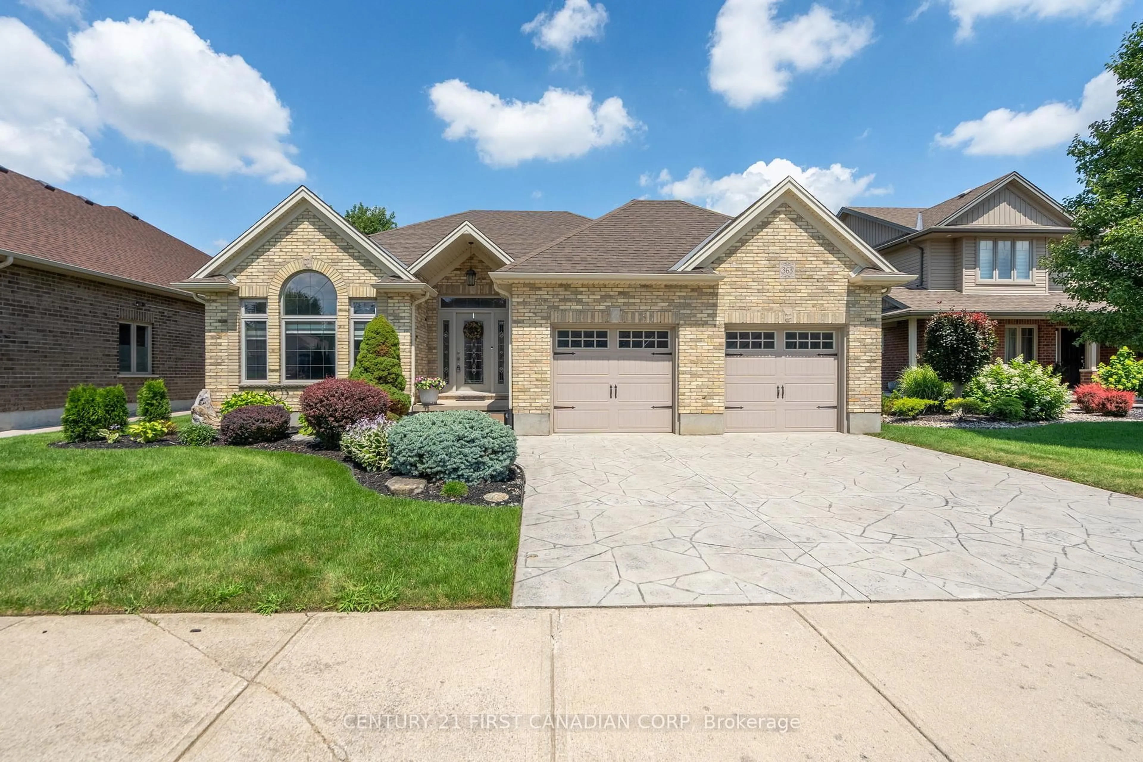 Home with brick exterior material, street for 363 Darcy Dr, Strathroy-Caradoc Ontario N7G 0A1
