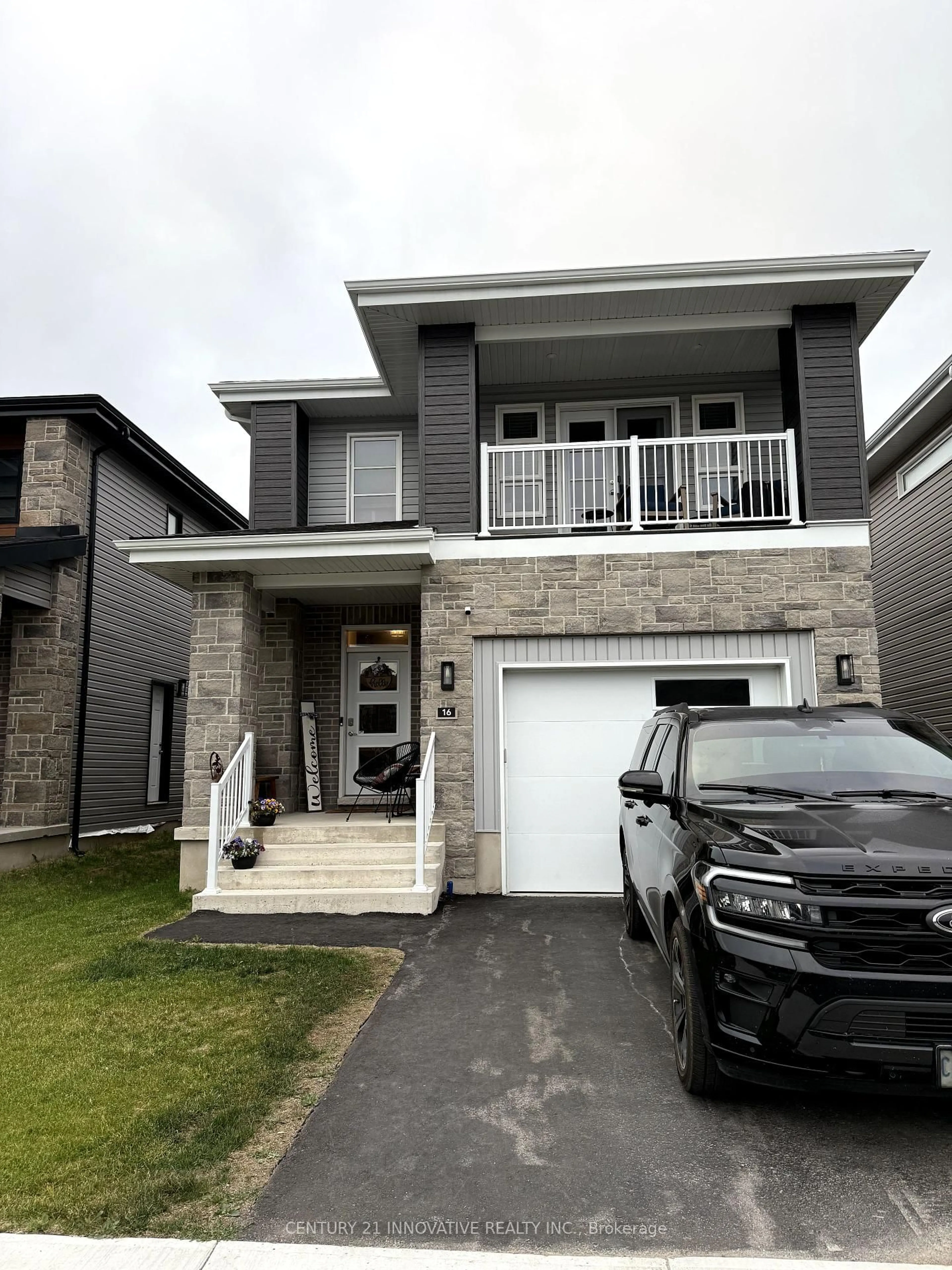 Home with brick exterior material, street for 16 Walden Pond Dr, Loyalist Ontario K7N 0E6