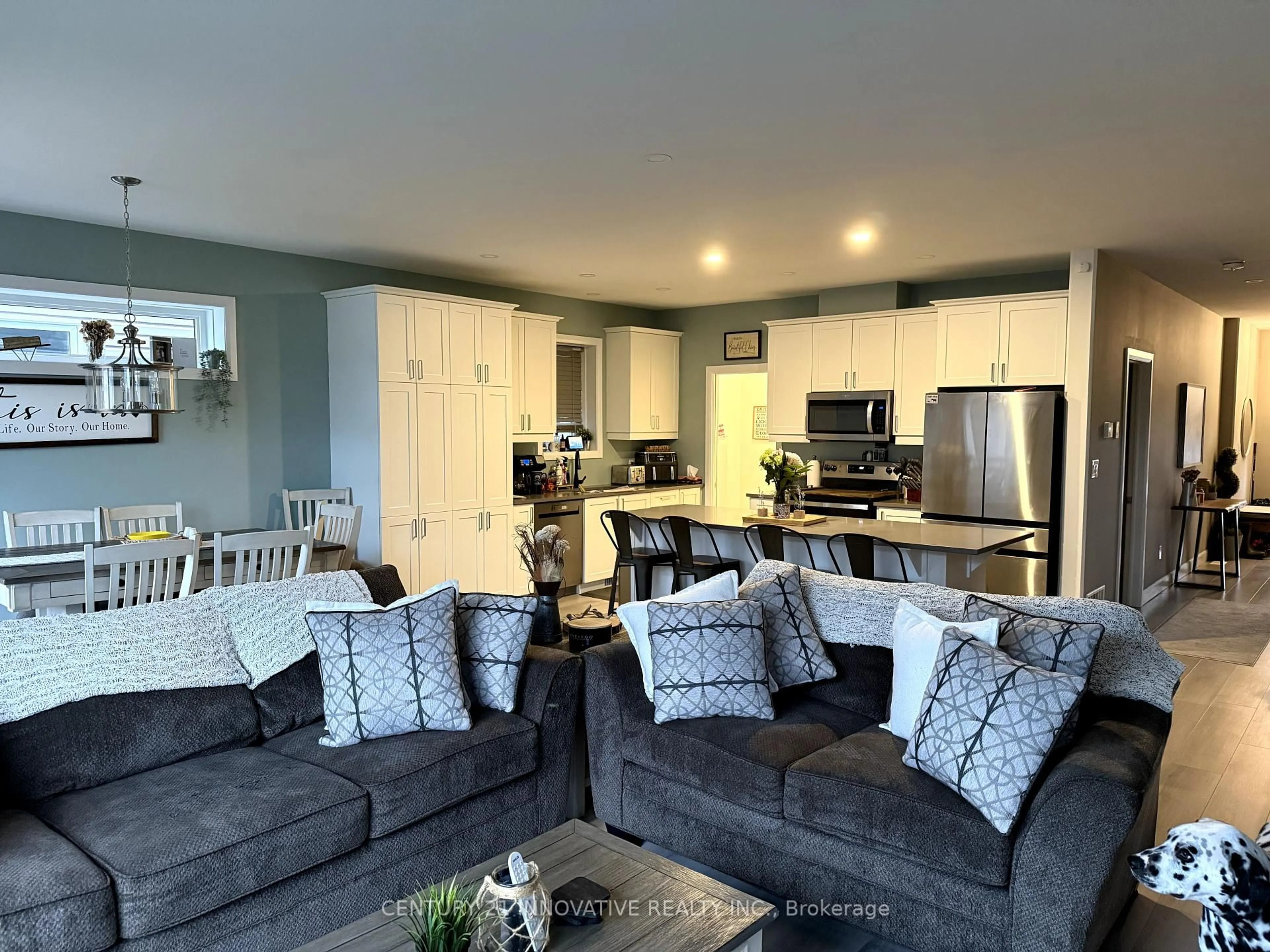 Open concept kitchen, unknown for 16 Walden Pond Dr, Loyalist Ontario K7N 0E6