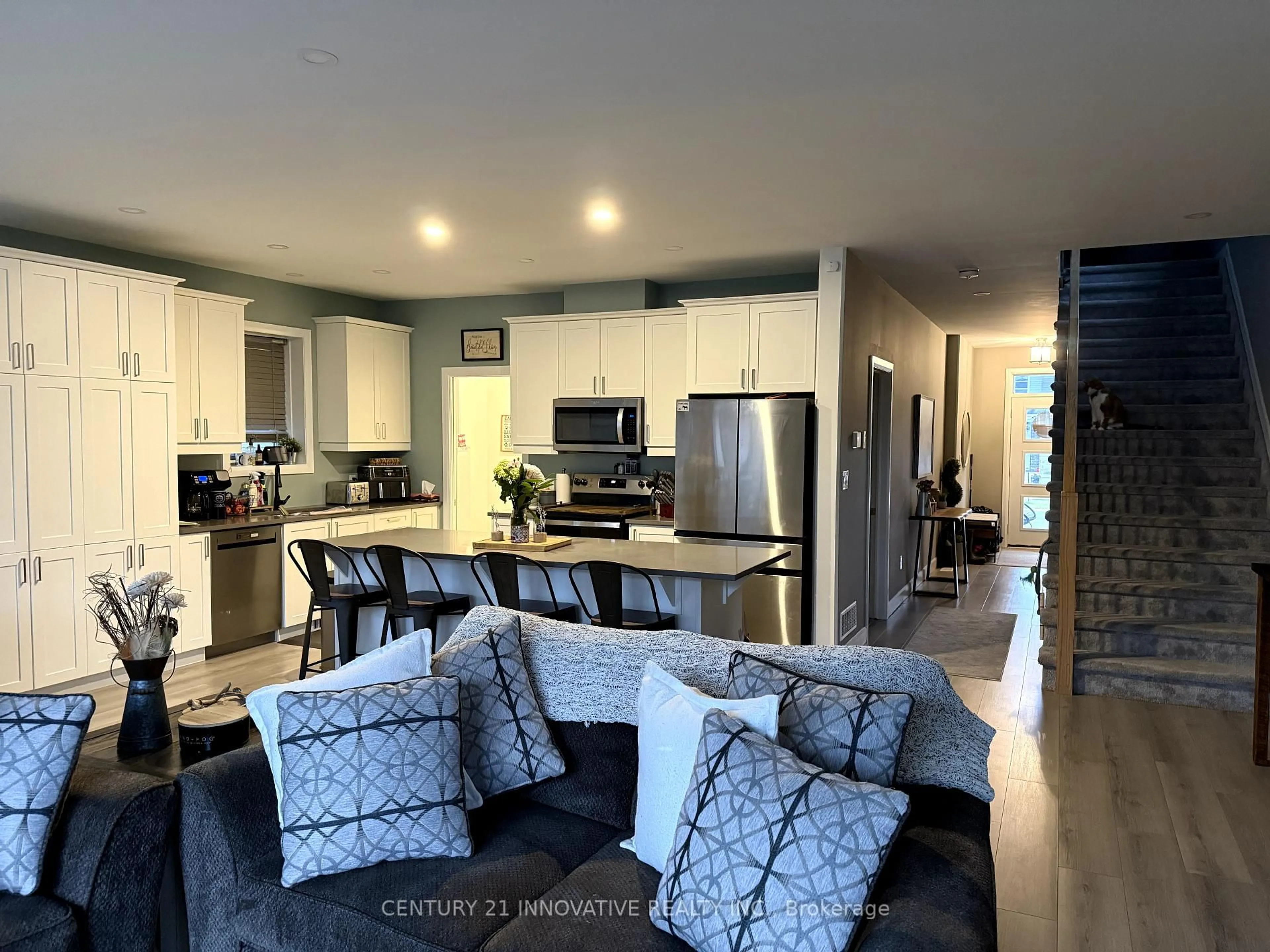 Open concept kitchen, ceramic/tile floor for 16 Walden Pond Dr, Loyalist Ontario K7N 0E6