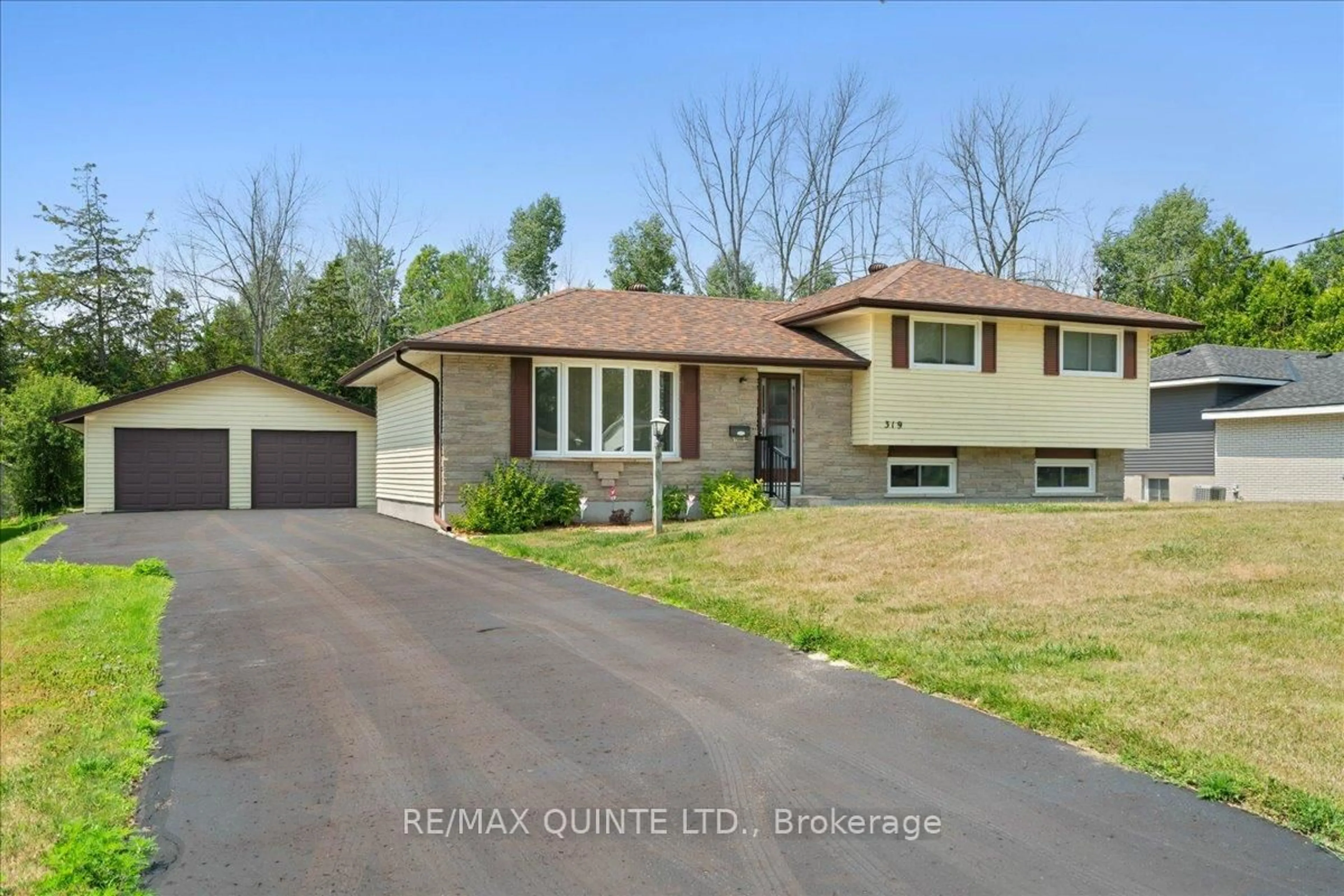 Home with brick exterior material, street for 319 Montrose Rd, Quinte West Ontario K8R 1A8
